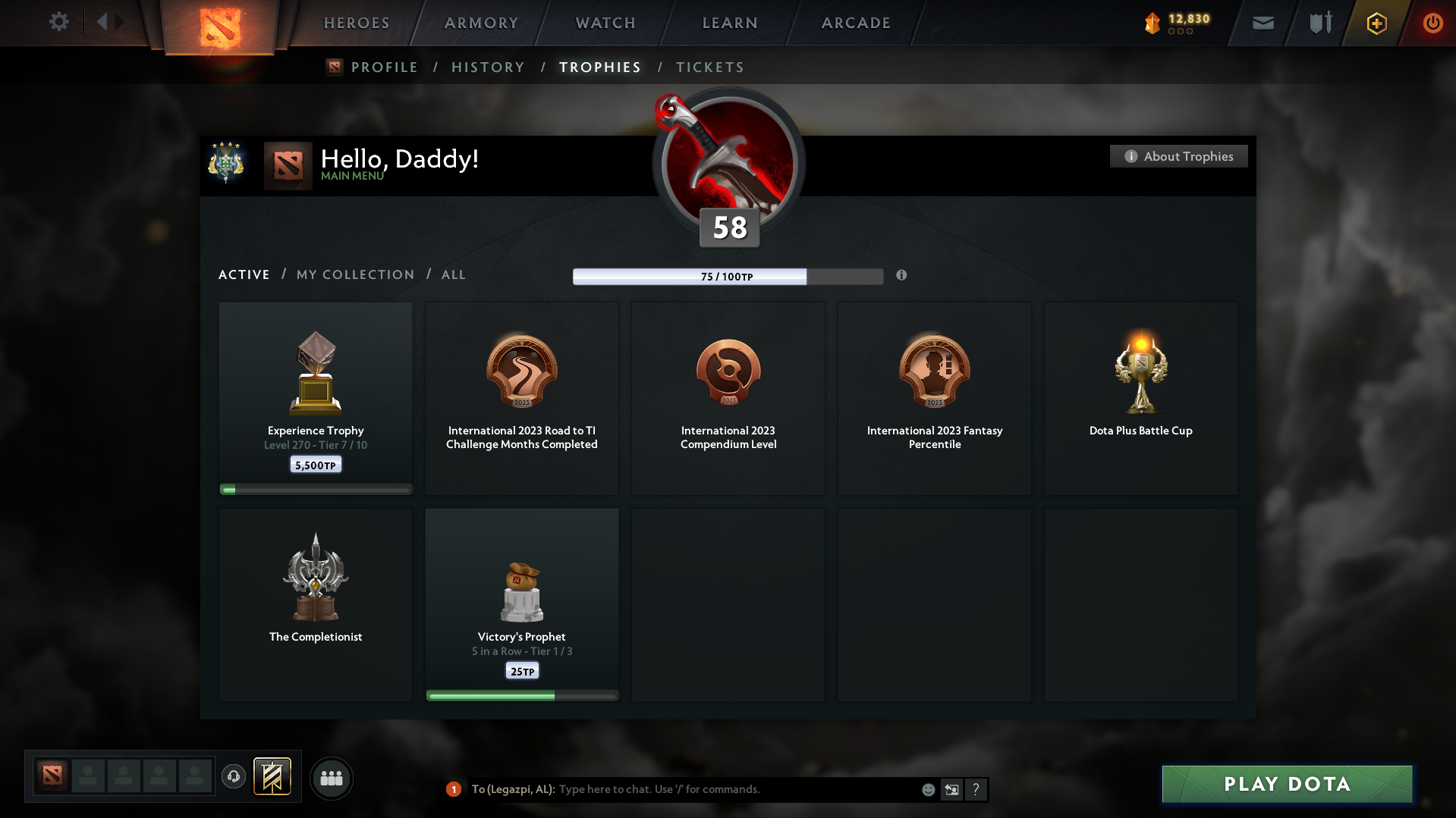 Archon IV | MMR: 2746 - Behavior: 10445 - Communication: 10445