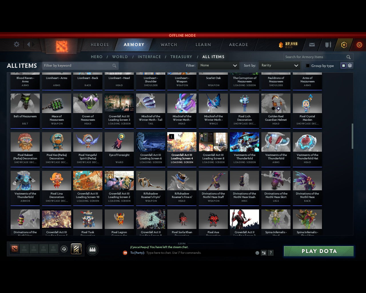 Immortal | MMR: 7124 - Behavior: 10380