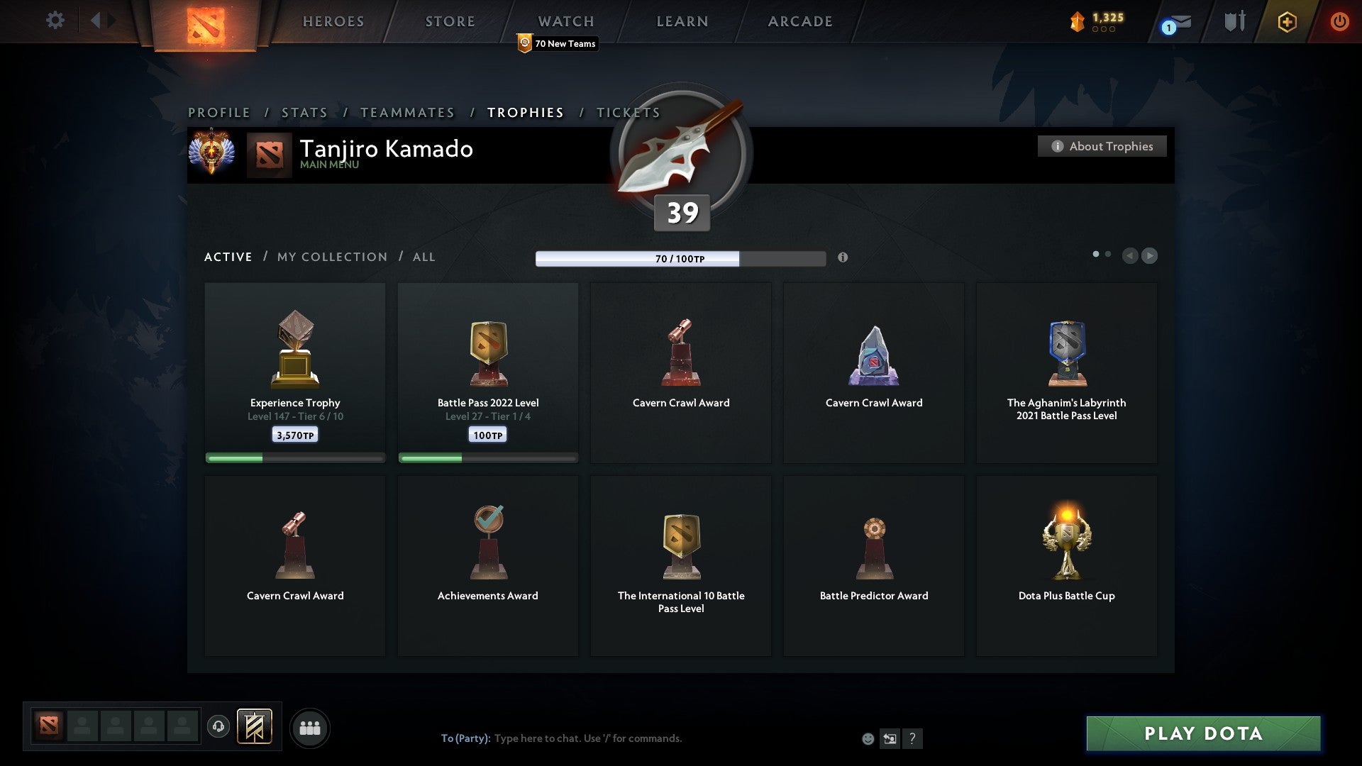 Immortal | MMR: 5640 - Behavior: 10000