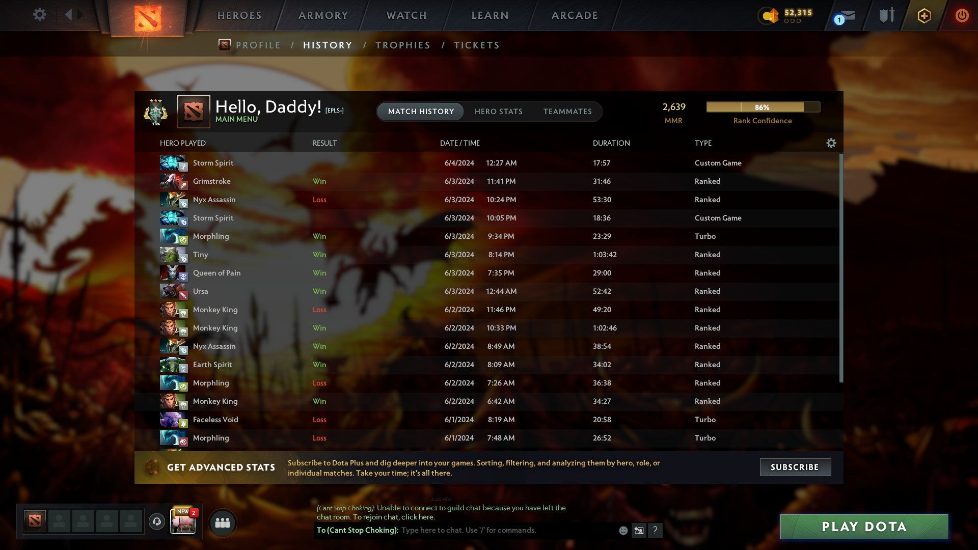 Archon III | MMR: 2639 - Behavior: 9844 - Communication: 9844