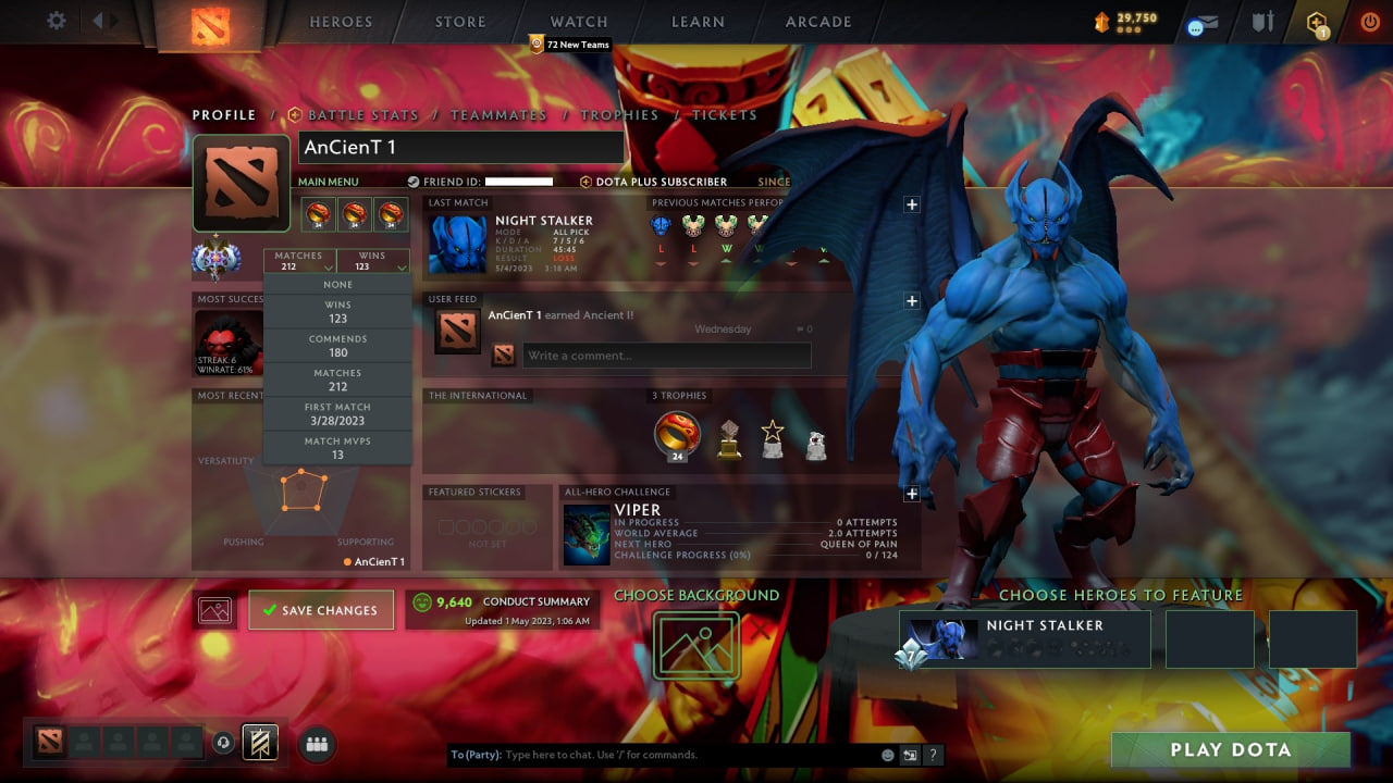 Ancient I | MMR: 3917 - Behavior: 9640