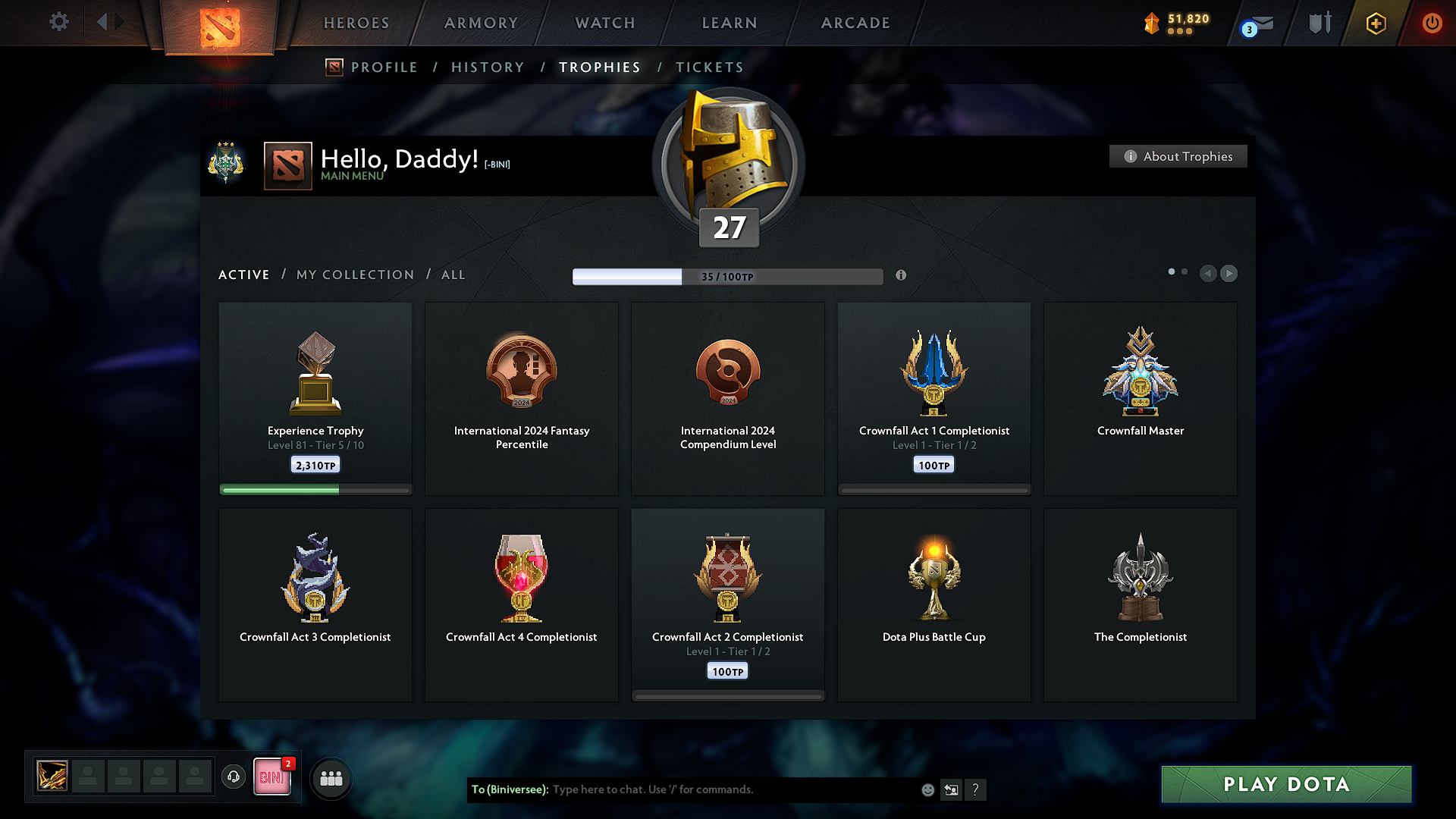 Archon III | MMR: 2727 - Behavior: 10662 - Communication: 10662