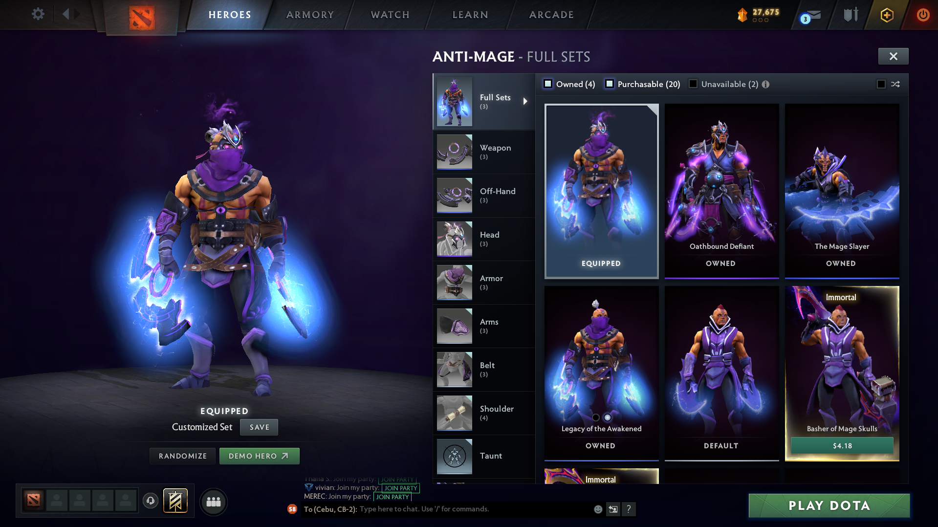 Legend V | MMR: 3667 - Behavior: 8666 - Communication: 8666