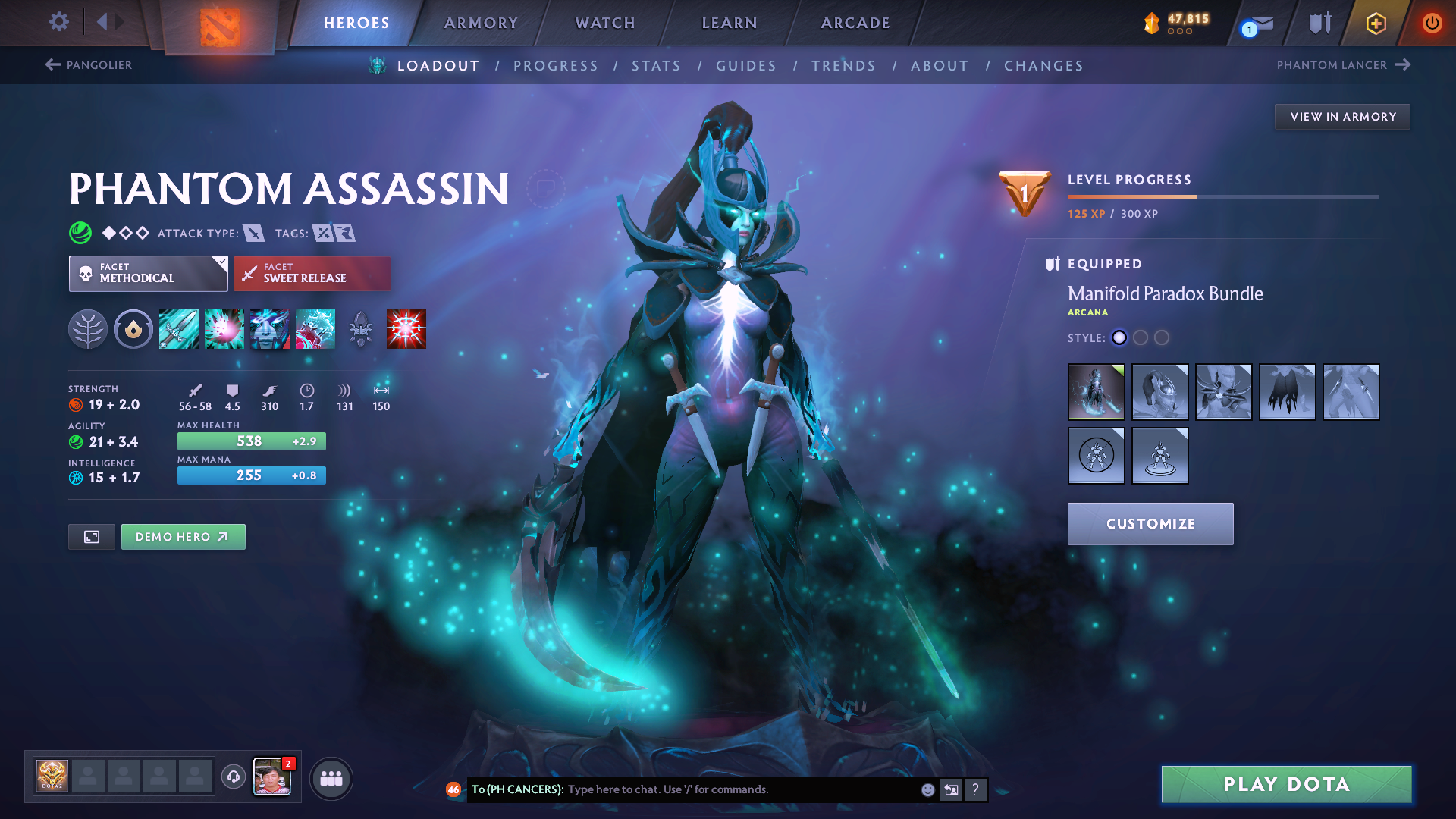 Legend I | MMR: 3108 - Behavior: 8795 - Communication: 8795