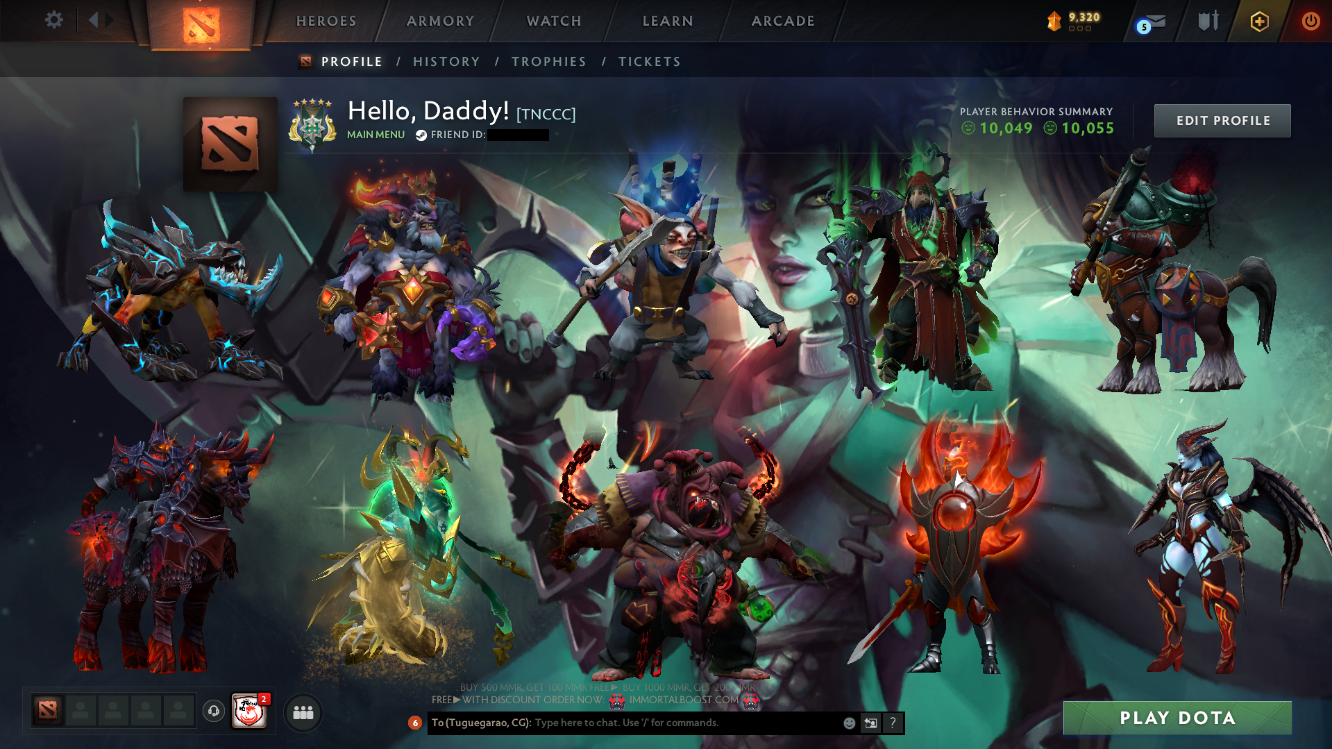 Archon V | MMR: 2783 - Behavior: 10055 - Communication: 10049