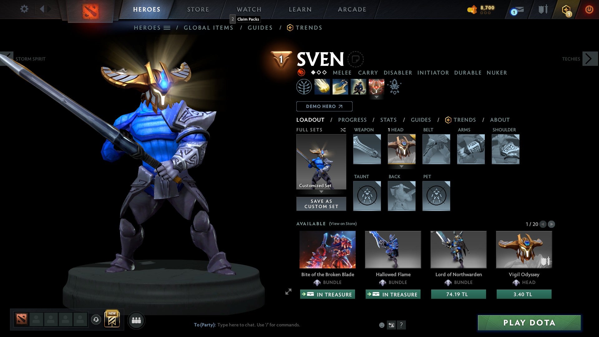Crusader III | MMR: 1876 - Behavior: 9316