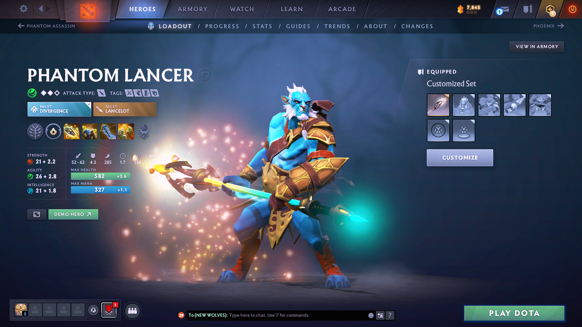 Legend I | MMR: 3130 - Behavior: 8314 - Communication: 8314