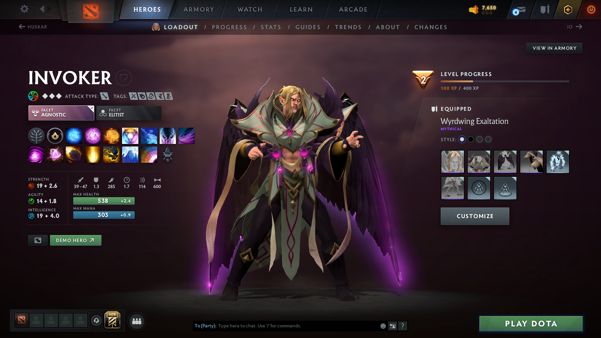 Archon I | MMR: 2309 - Behavior: 10100 - Communication: 10100