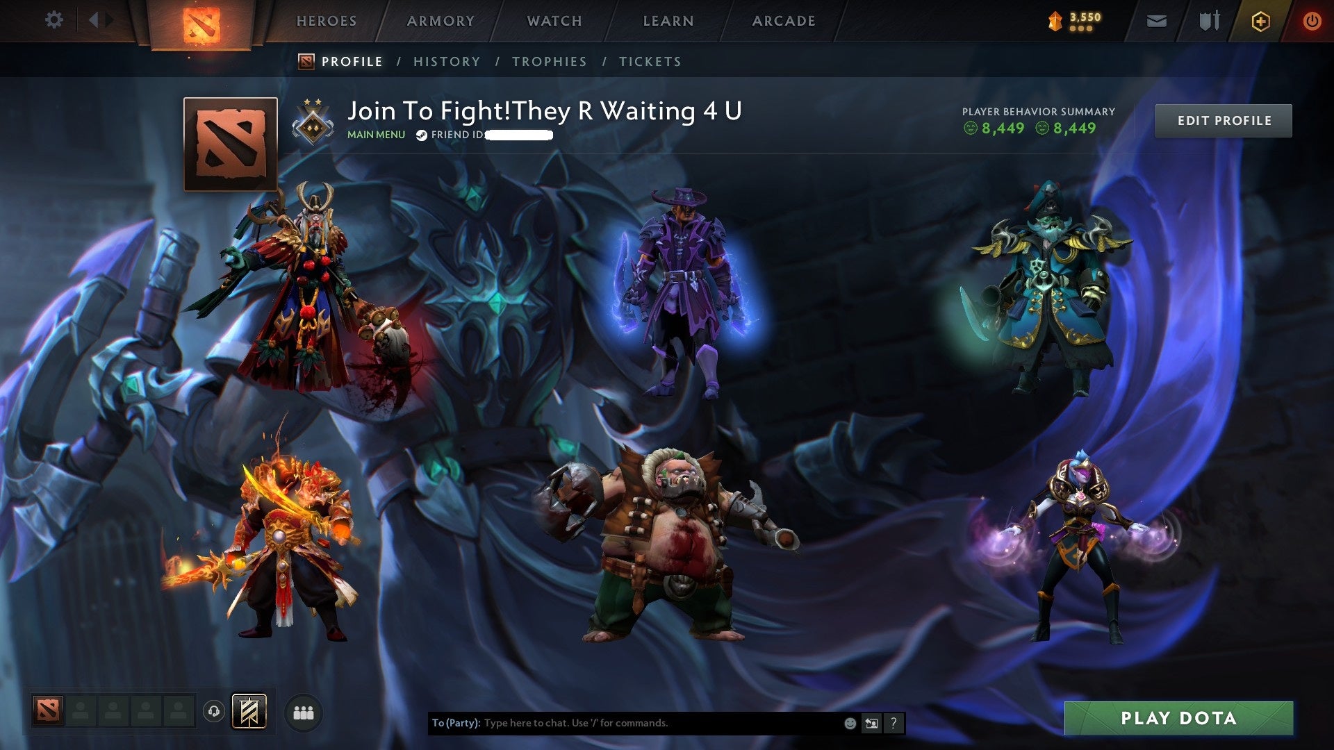 MMR: 870 - Behavior: 8449