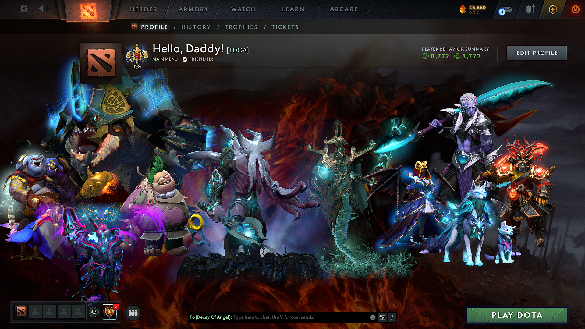 Legend I | MMR: 3194 - Behavior: 8772 - Communication: 8772