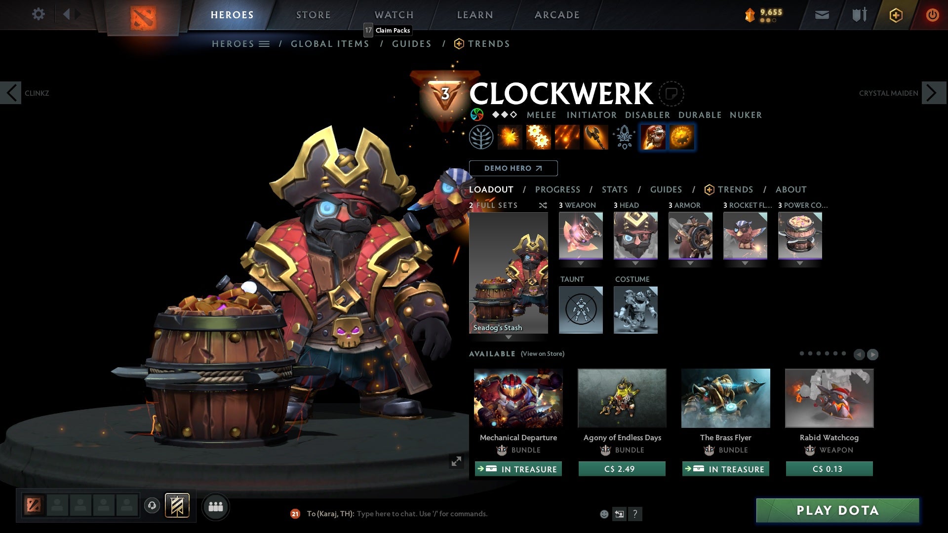 Ancient V | MMR: 4443 - Behavior: 9825