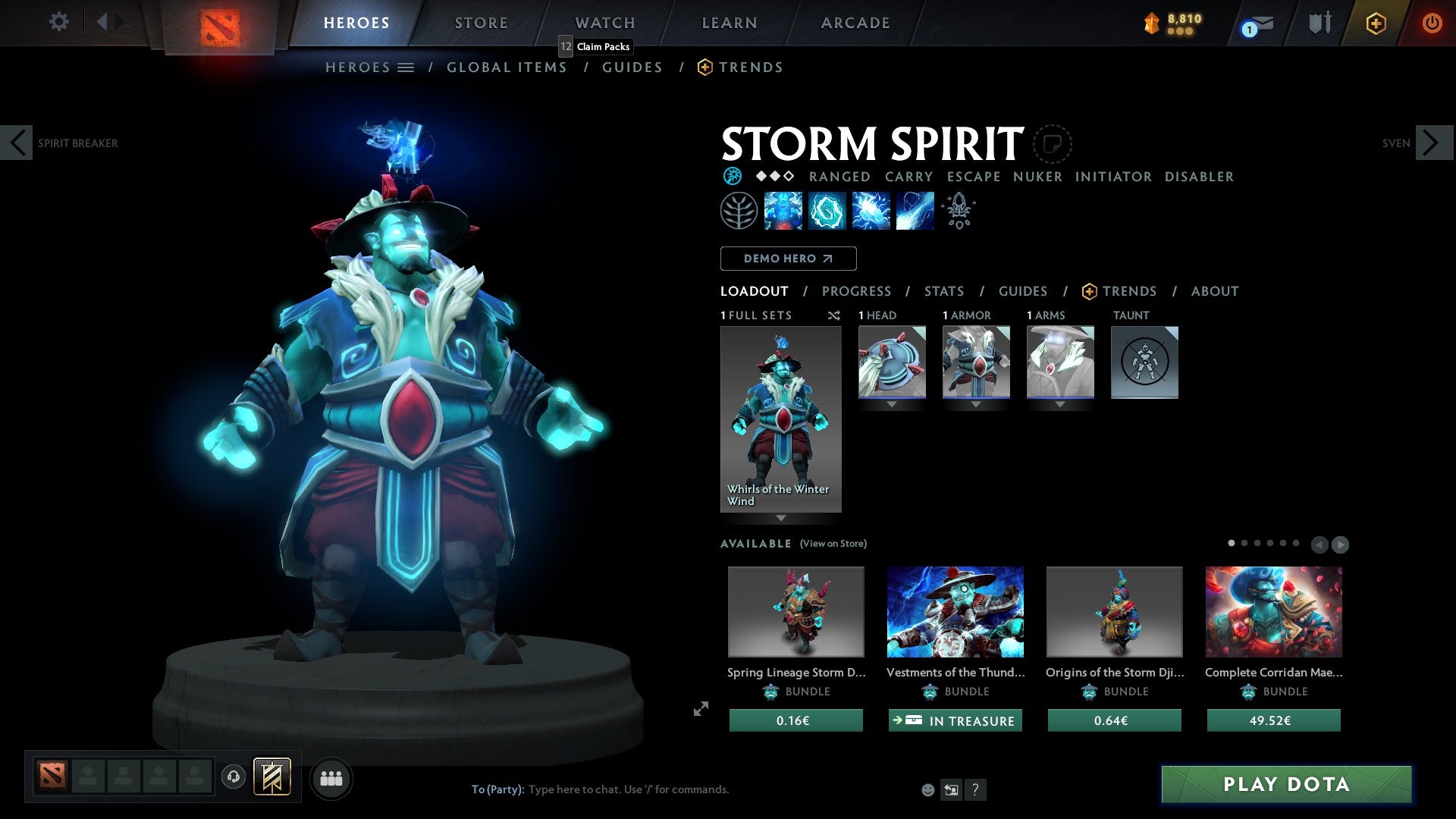 Herald I | MMR: 104 - Behavior: 9415