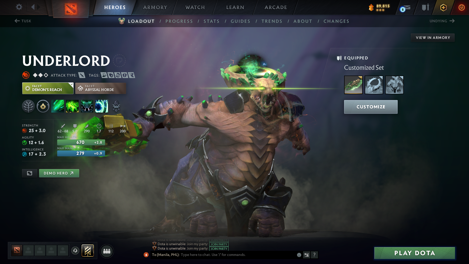 Legend III | MMR: 3330 - Behavior: 10332 - Communication: 9681