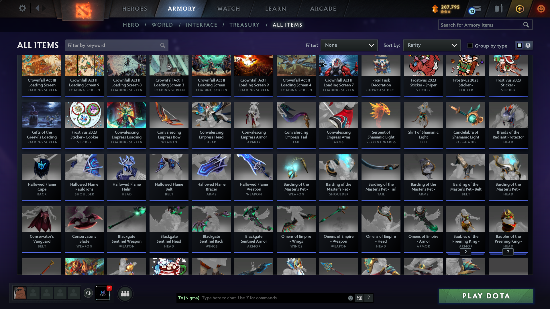 Immortal [1399] | MMR: 8511 - Behavior: 11776