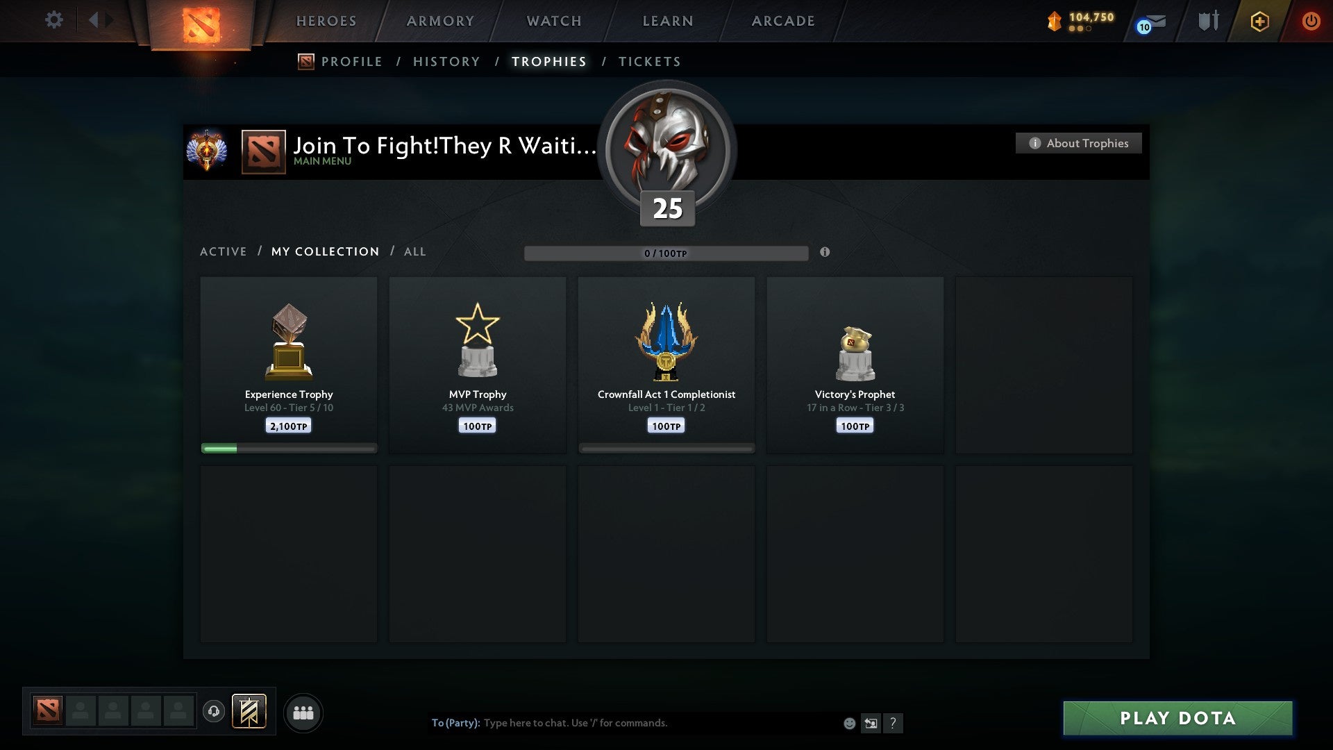 Immortal | MMR: 5824 - Behavior: 10372 - Communication: 10372