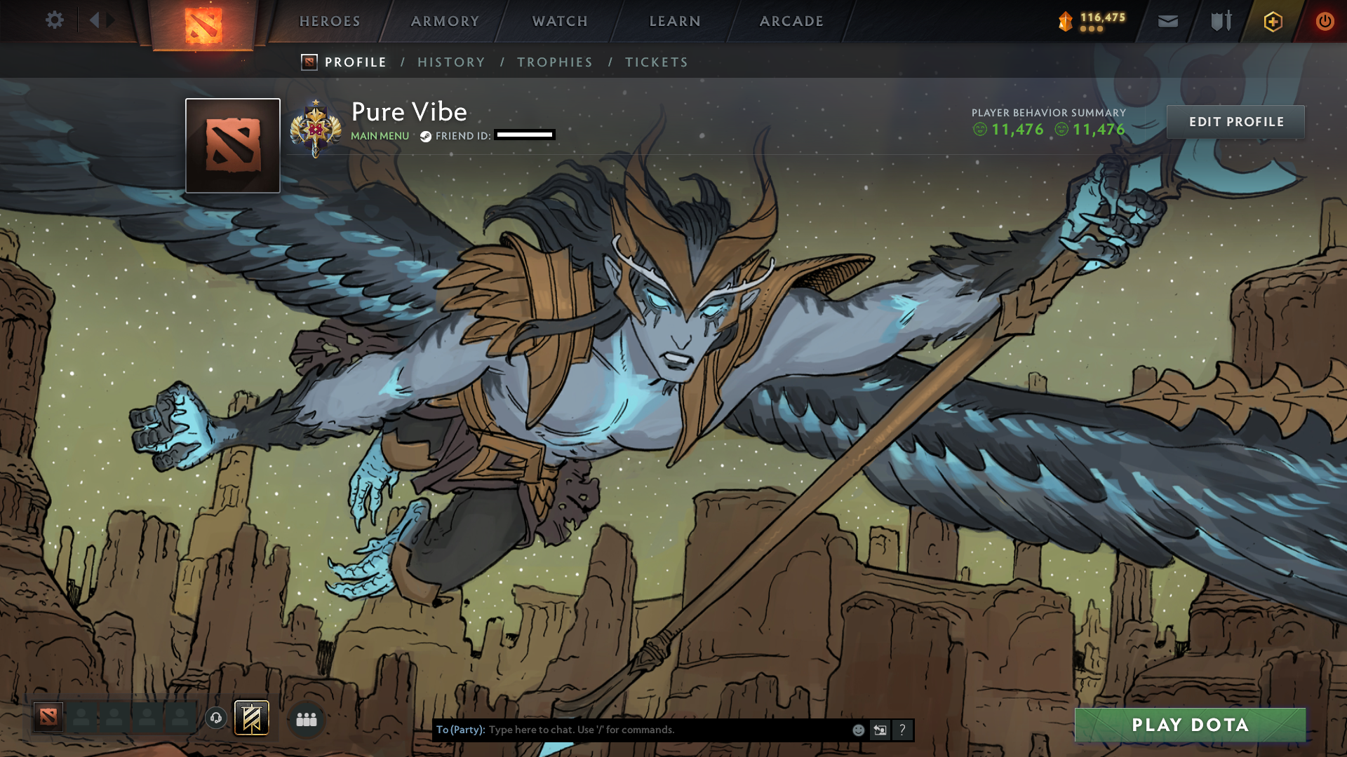 Legend I | MMR: 3058 - Behavior: 11476 - Communication: 11476