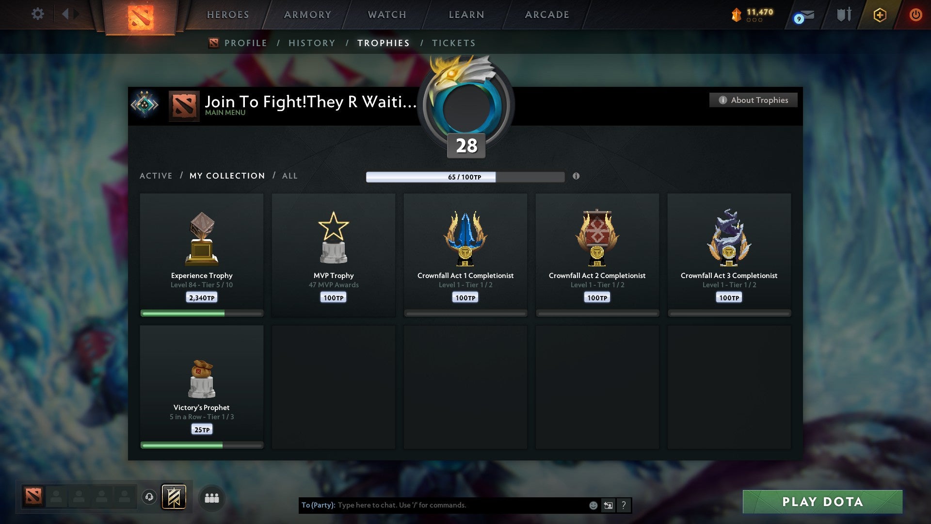 Crusader II | MMR: 1733 - Behavior: 10984 - Communication: 10984