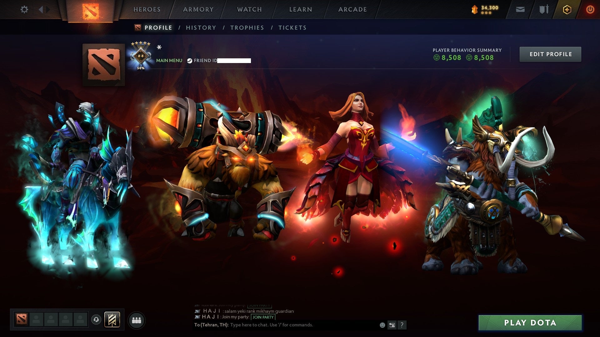 MMR: 1464 - Behavior: 8508