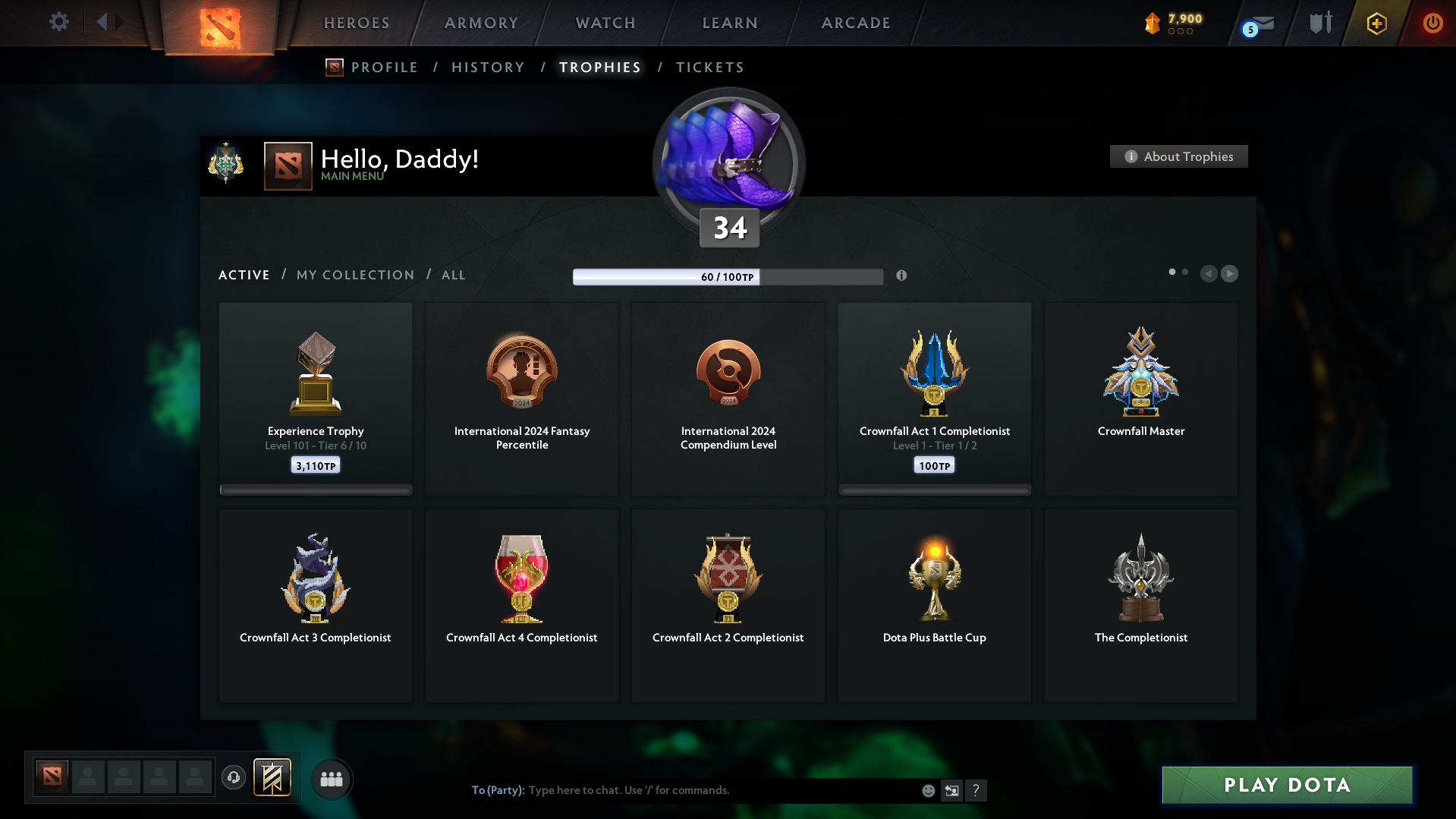 Archon I | MMR: 2317 - Behavior: 8488 - Communication: 8488