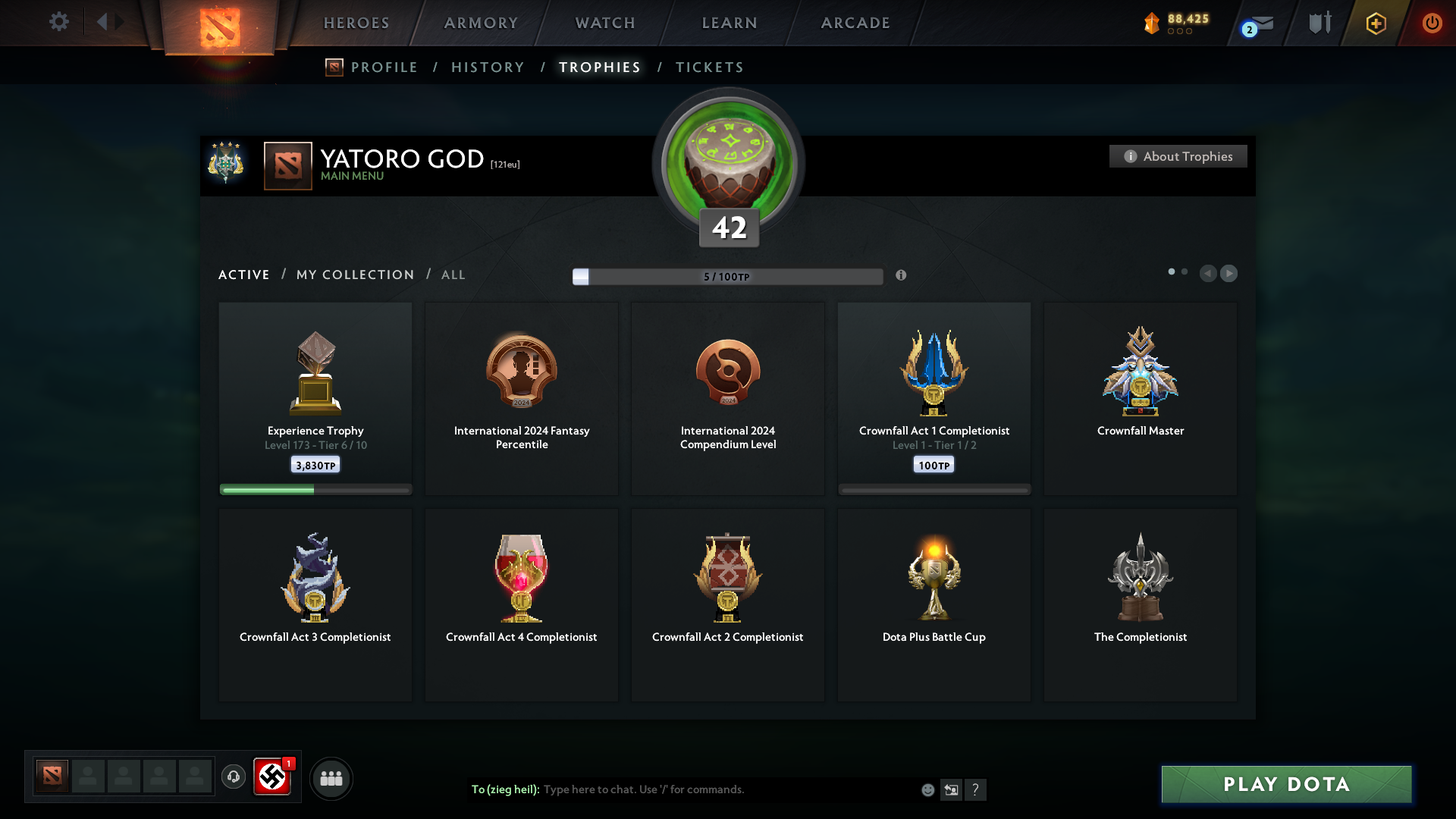 Archon IV | MMR: 2737 - Behavior: 11891 - Communication: 11891