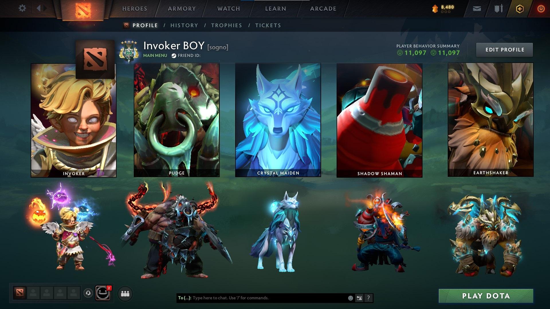 Archon V | MMR: 2839 - Behavior: 11097 - Communication: 11097