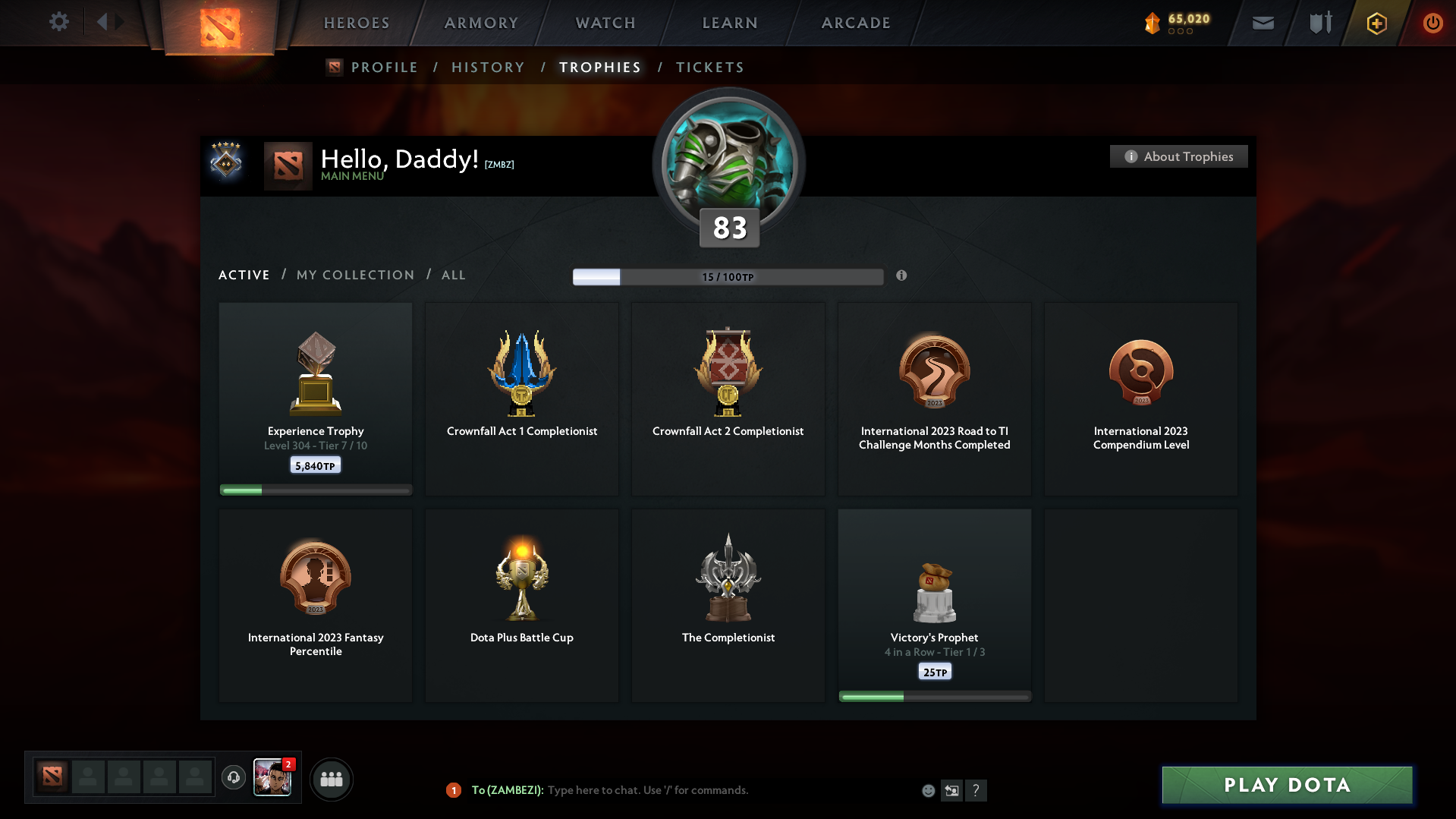 Guardian V | MMR: 1273 - Behavior: 11411 - Communication: 11411