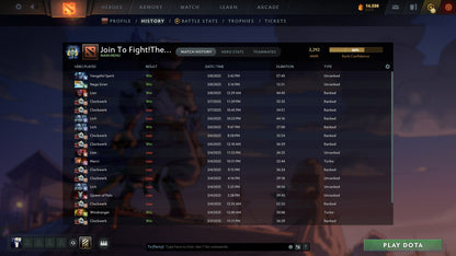 MMR: 2292 - Behavior: 11754