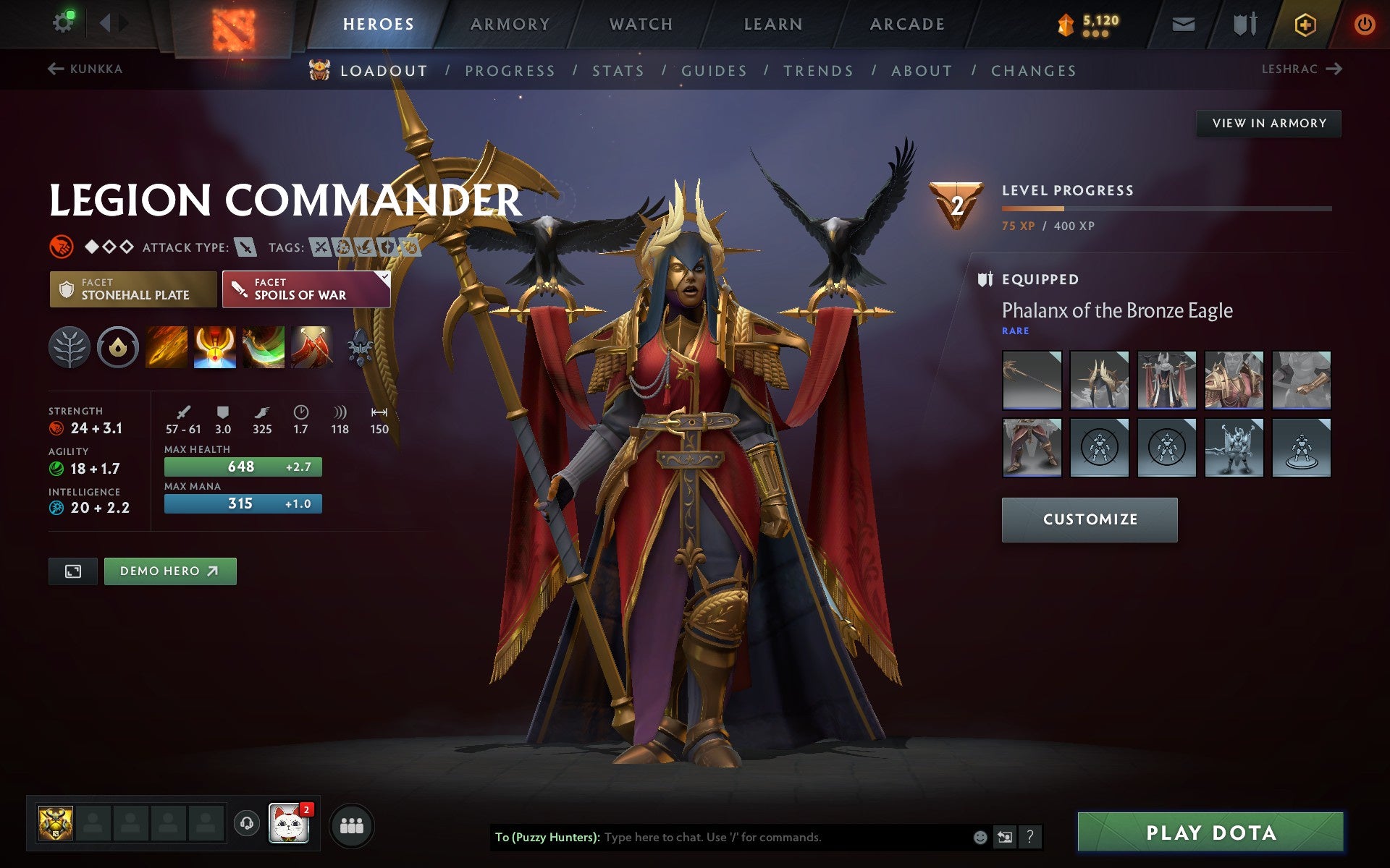 Legend V | MMR: 3708 - Behavior: 12000