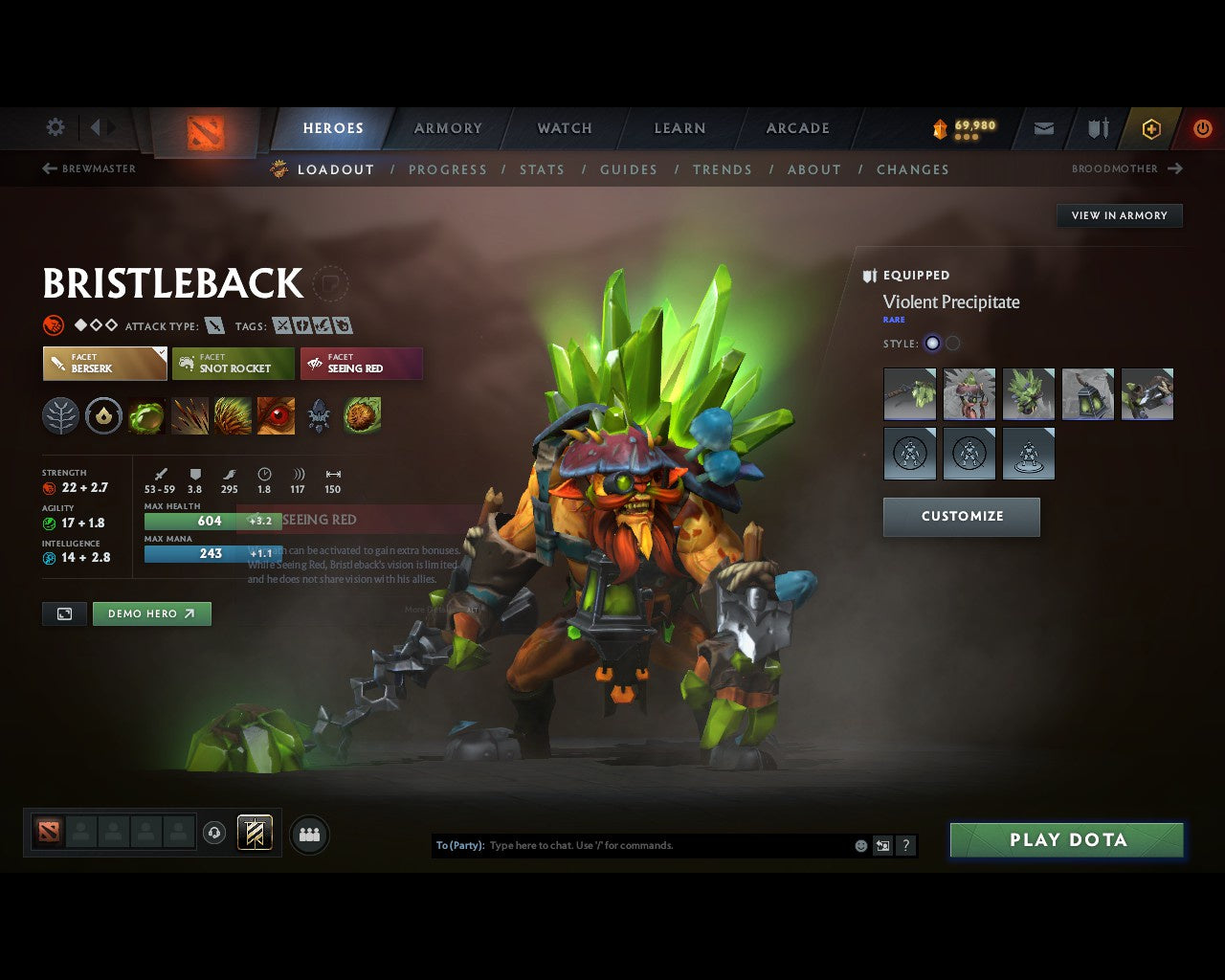 Legend I | MMR: 3110 - Behavior: 9170 - Communication: 9170