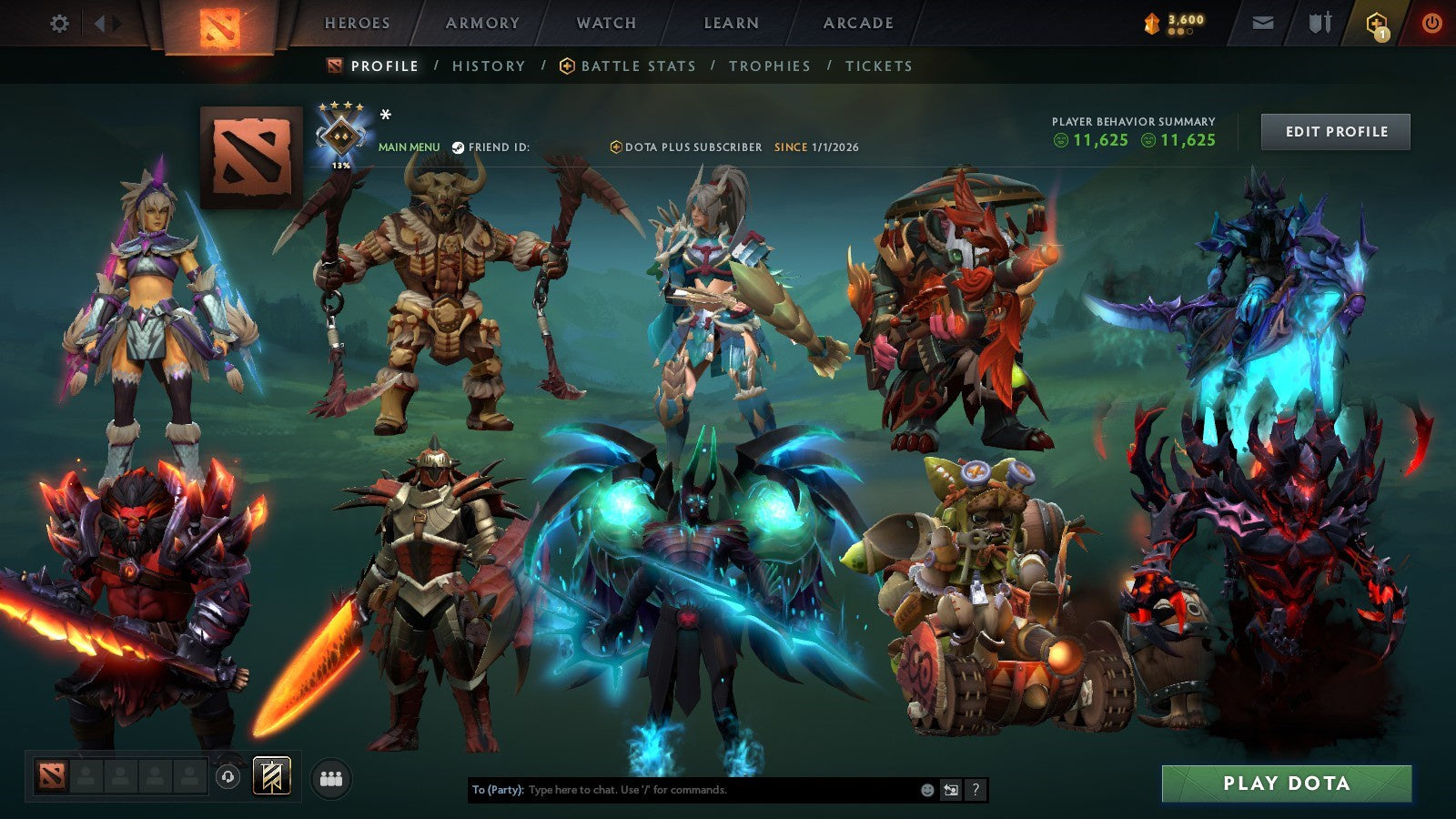 MMR: 1253 - Behavior: 11625