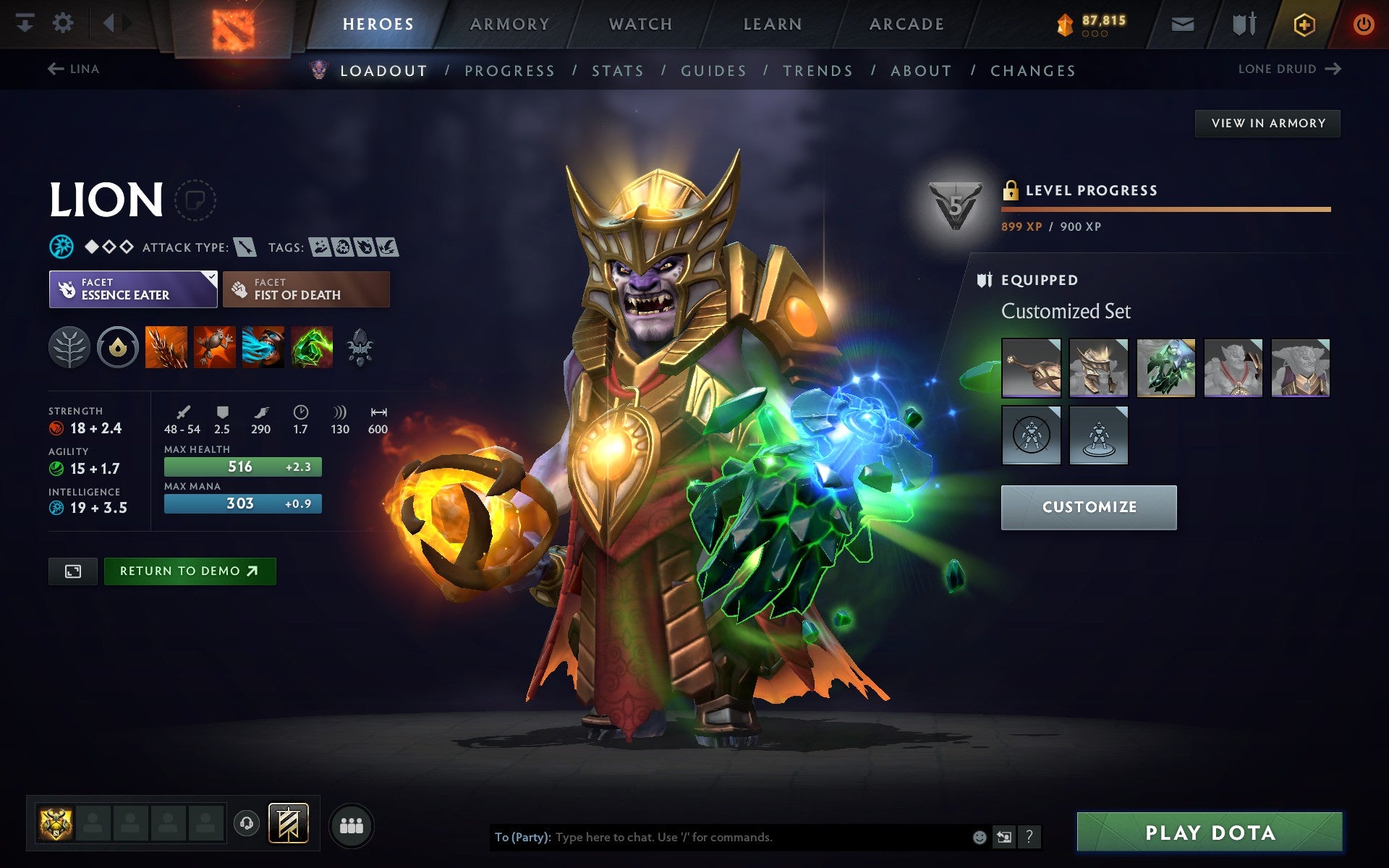 Legend III | MMR: 3454 - Behavior: 10686