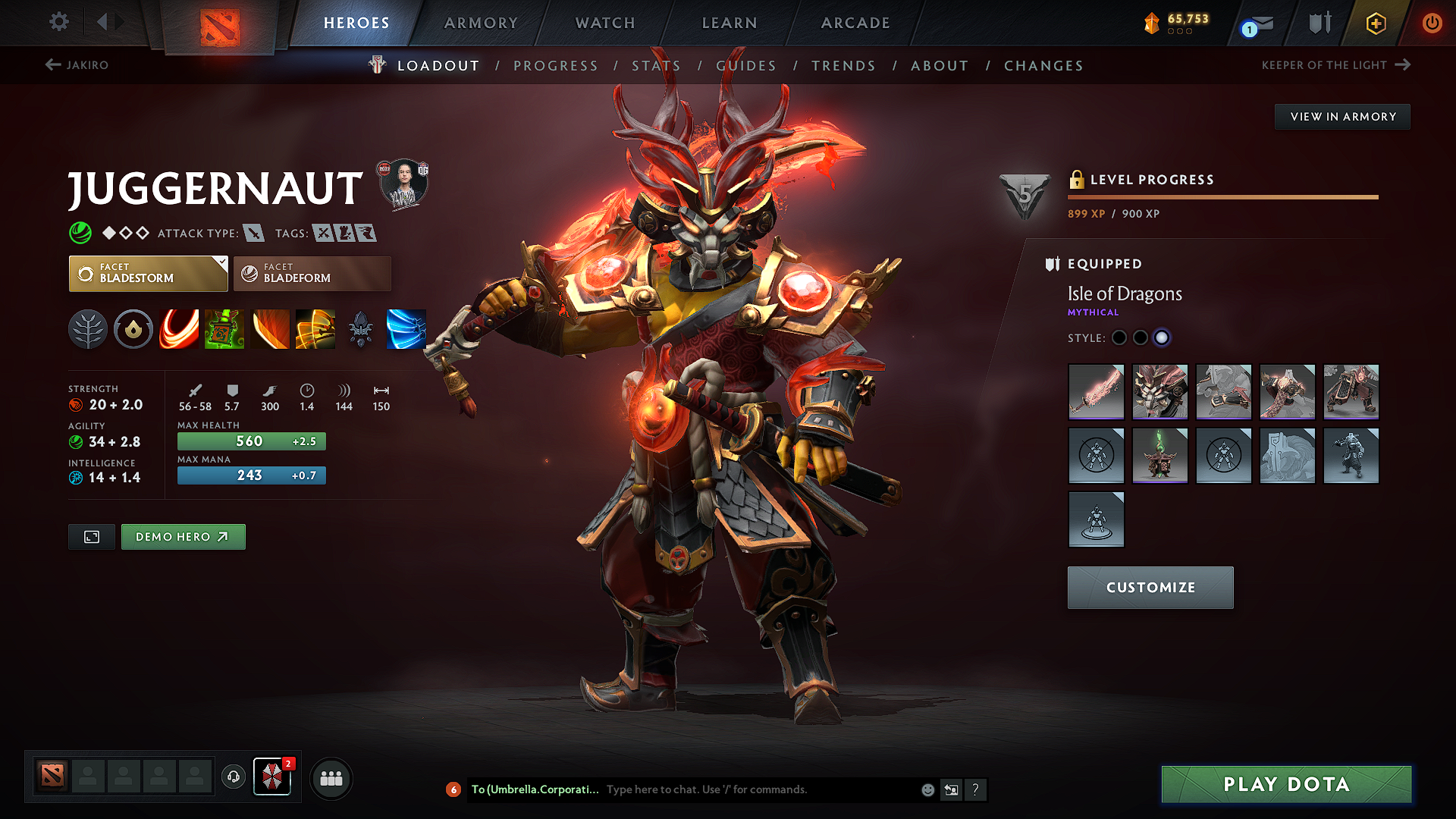 Legend I | MMR: 2937 - Behavior: 11379 - Communication: 10454