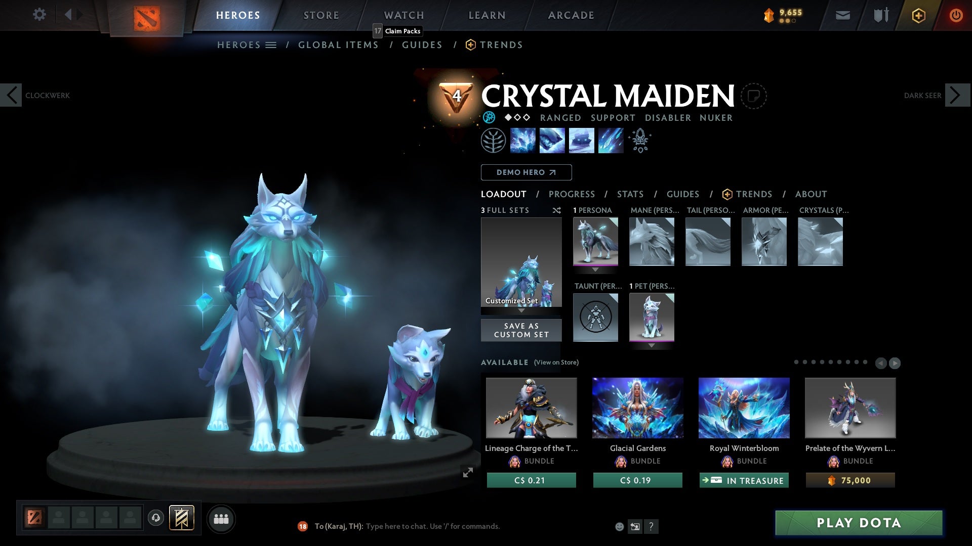 Ancient V | MMR: 4443 - Behavior: 9825