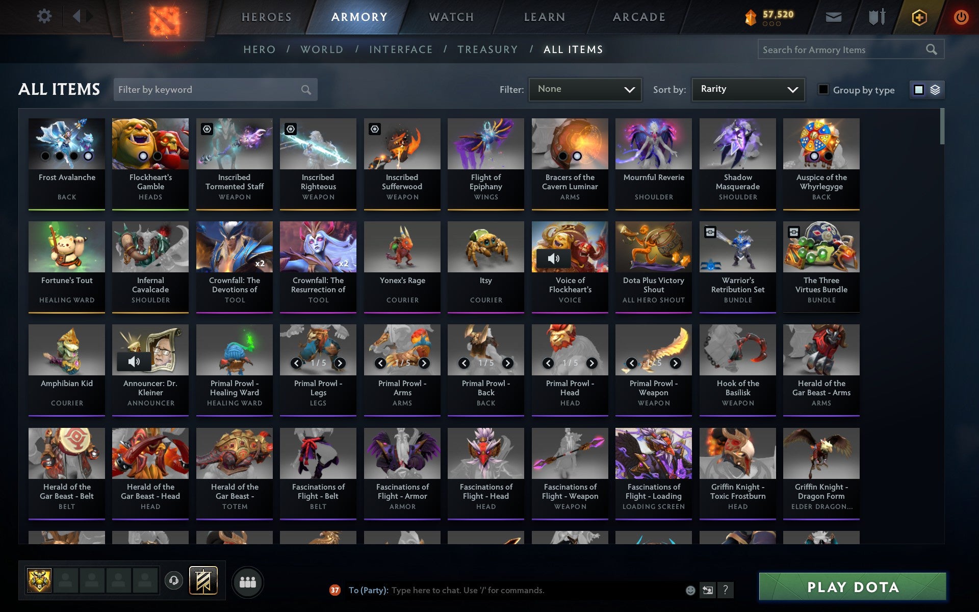 Immortal | MMR: 5784 - Behavior: 11373