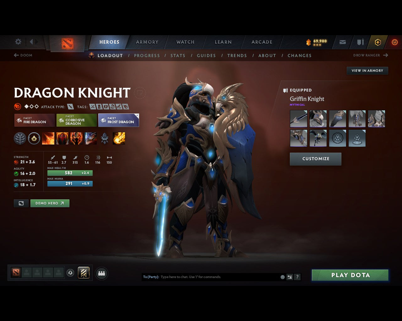 Legend I | MMR: 3110 - Behavior: 9170 - Communication: 9170