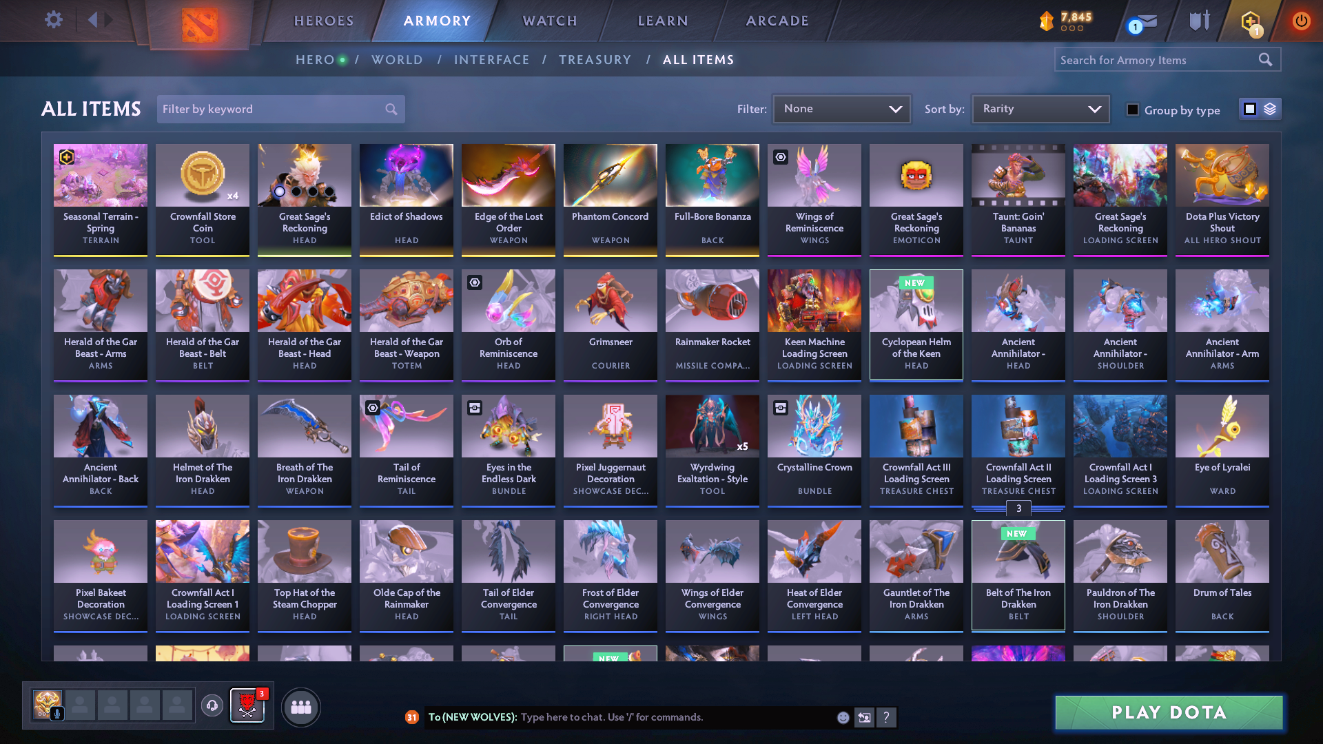 Legend I | MMR: 3130 - Behavior: 8314 - Communication: 8314