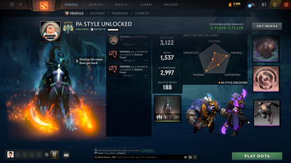 Archon V | MMR: 2857 - Behavior: 11515 - Communication: 11515