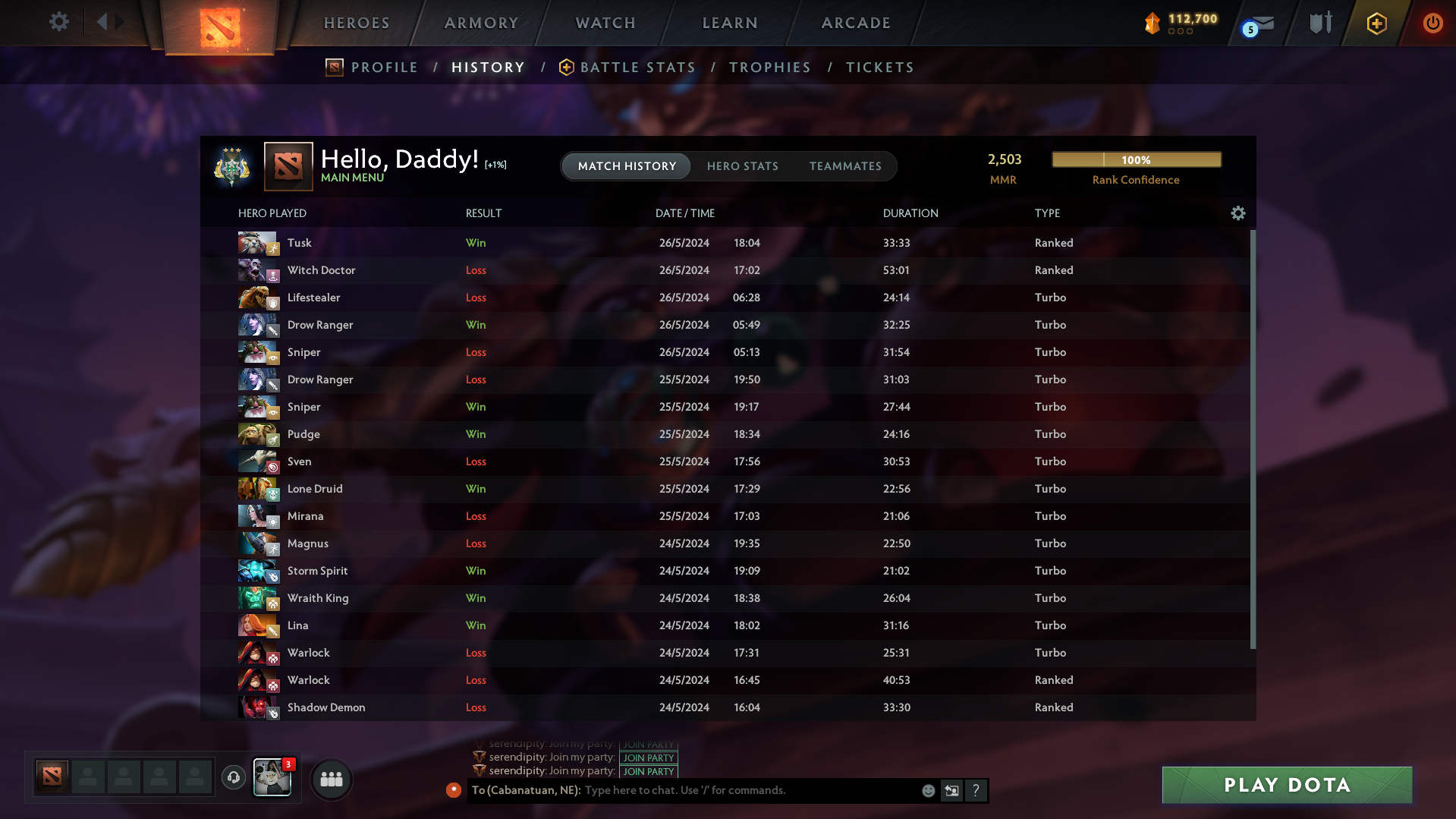 Archon III | MMR: 2503 - Behavior: 12000 - Communication: 11780