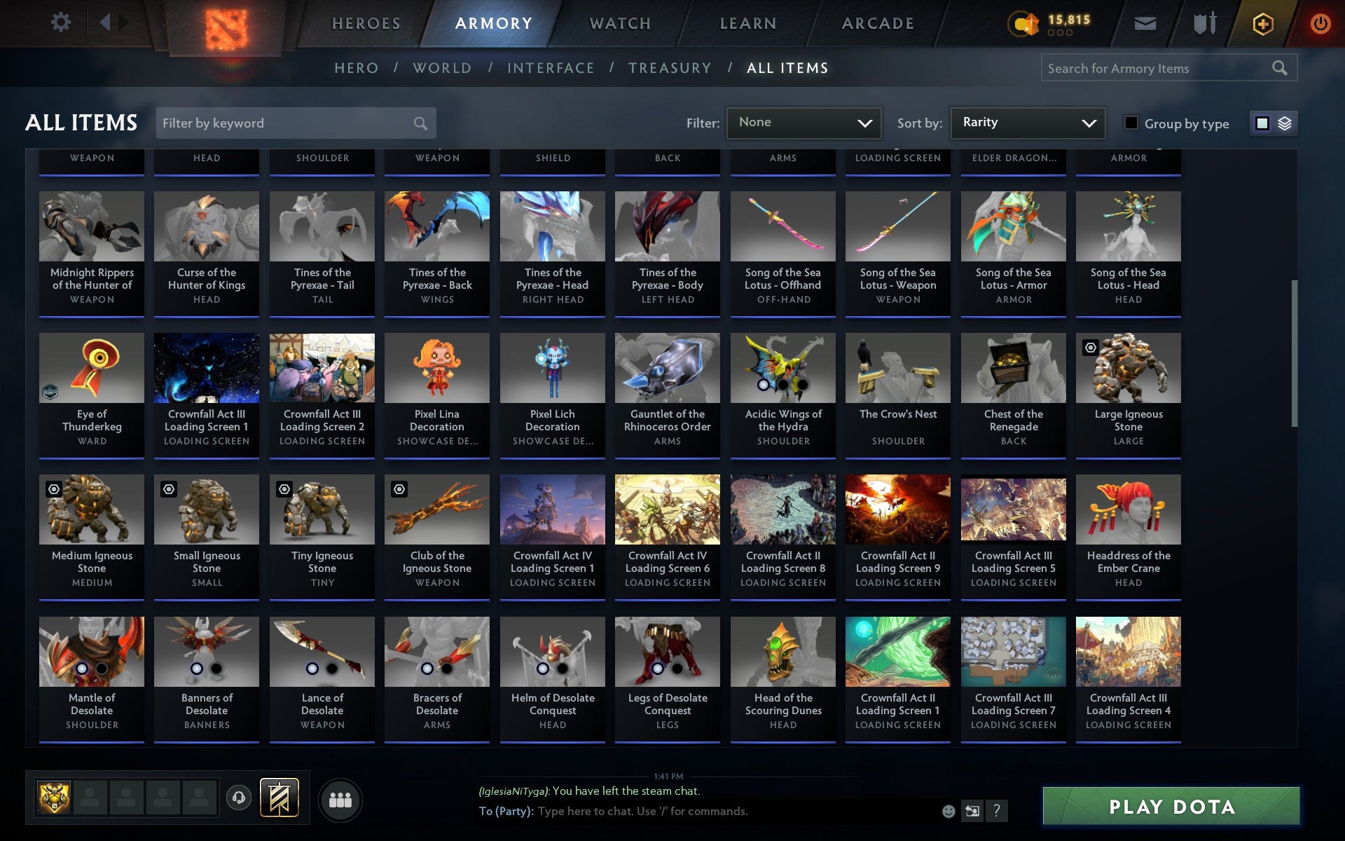 LEGEND III | MMR: 3252 - Behavior: 10362