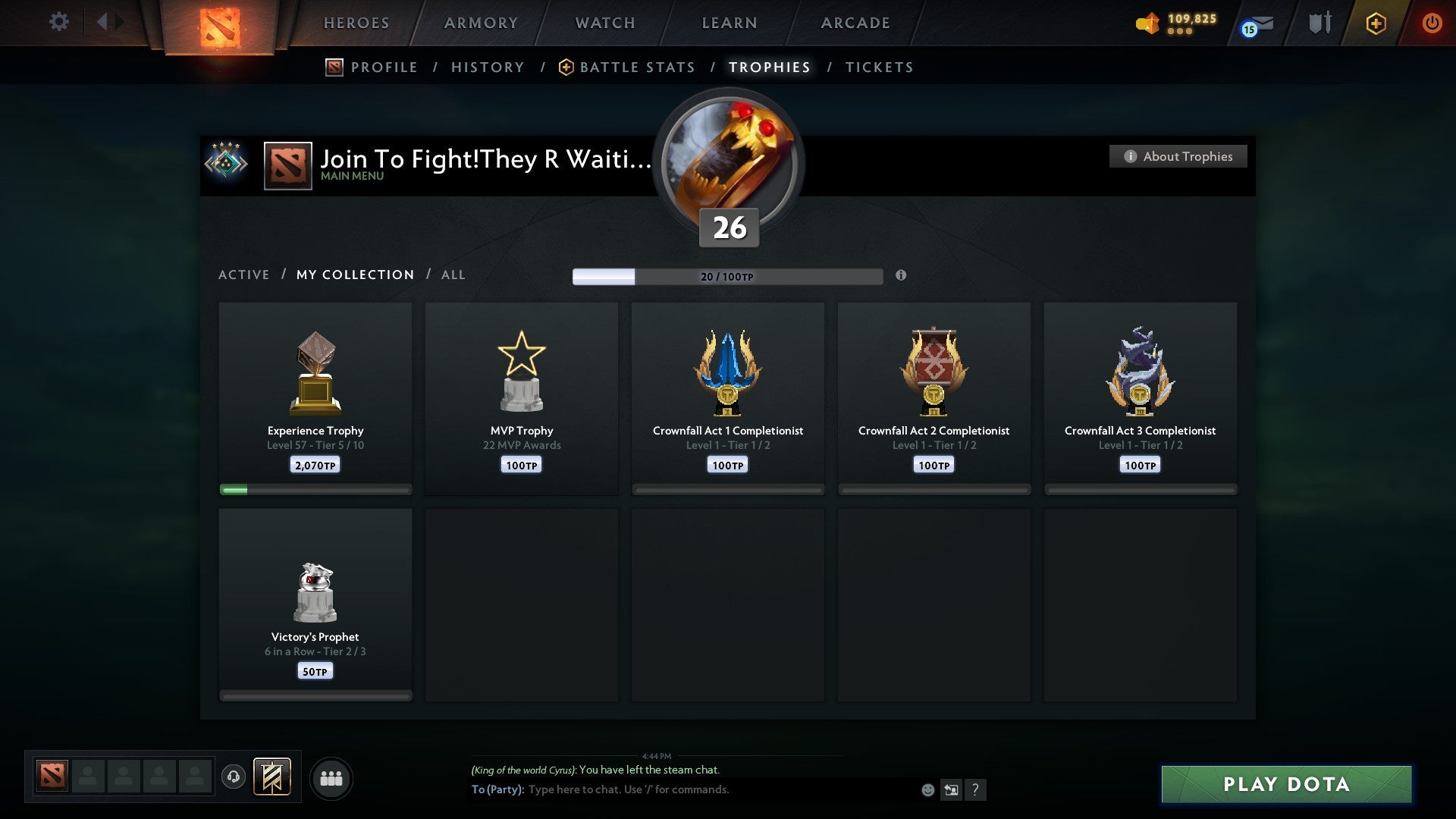 Crusader IV | MMR: 2007 - Behavior: 9150 - Communication: 9150