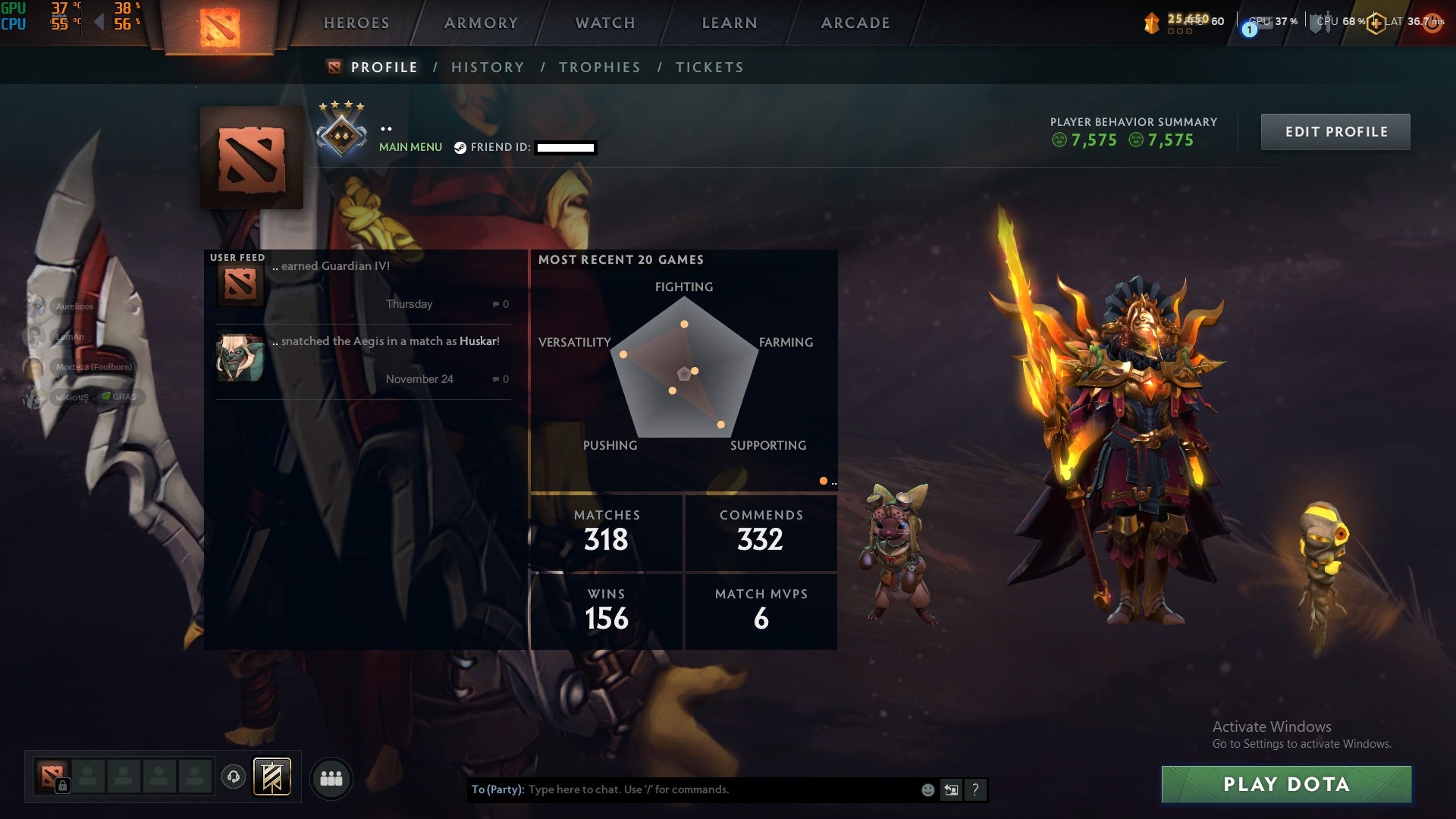 MMR: 1233 - Behavior: 7575