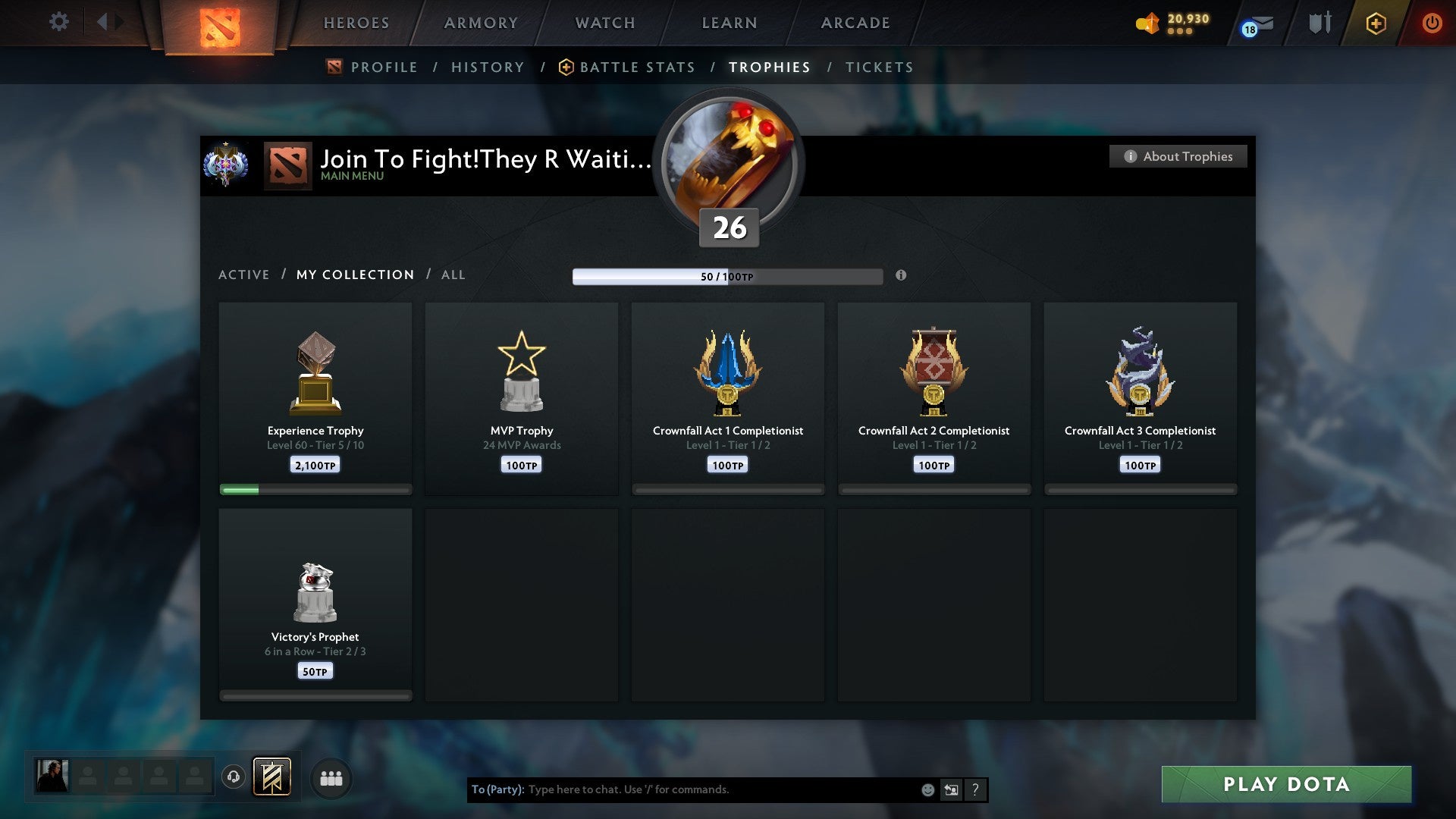 Ancient I | MMR: 3890 - Behavior: 10057 - Communication: 10057