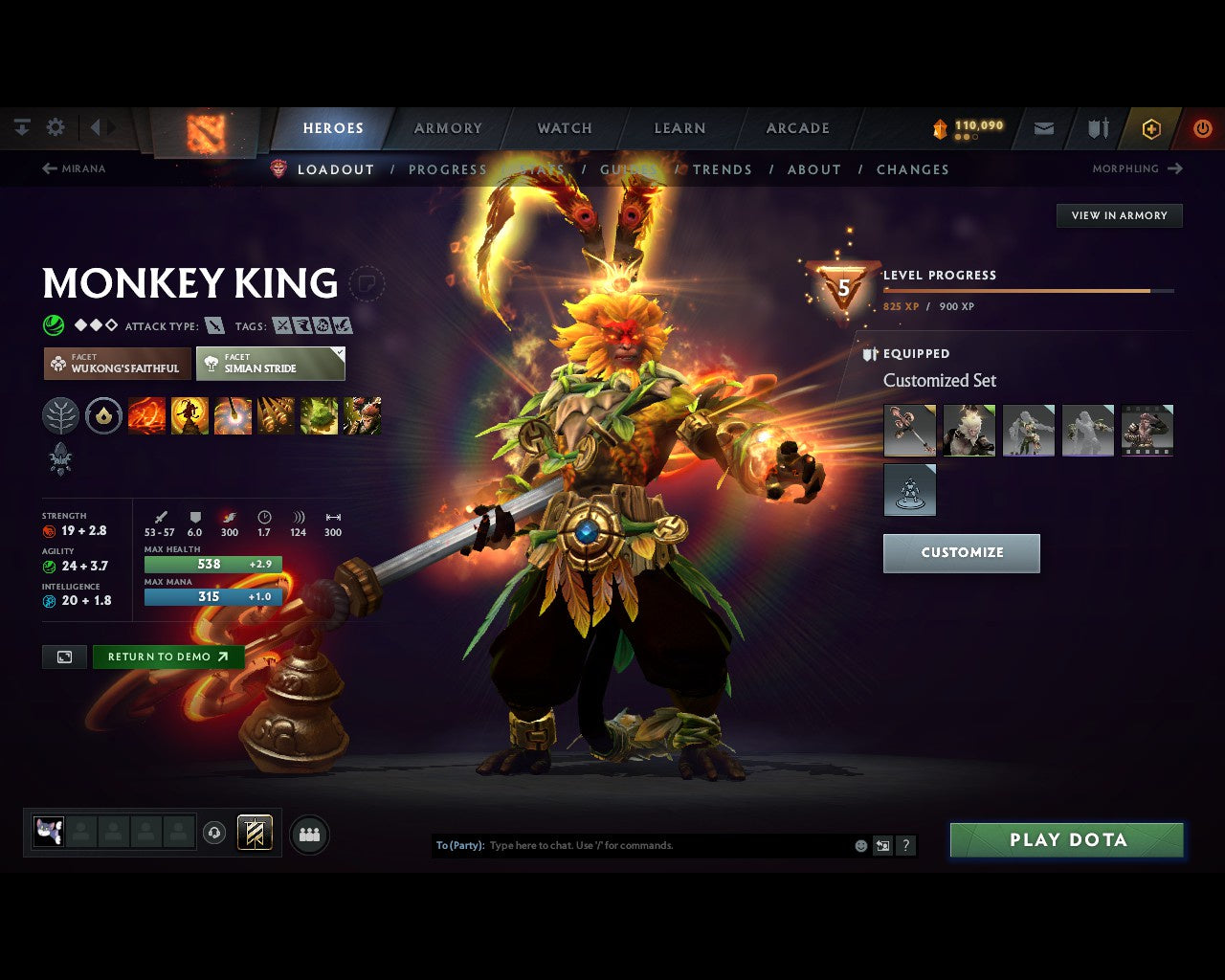 Immortal [1049] | MMR: 8866 - Behavior: 9712