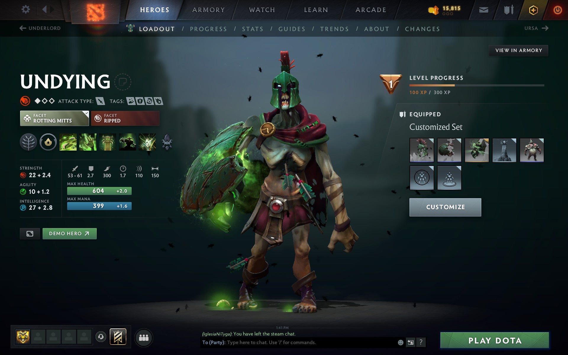 LEGEND III | MMR: 3252 - Behavior: 10362