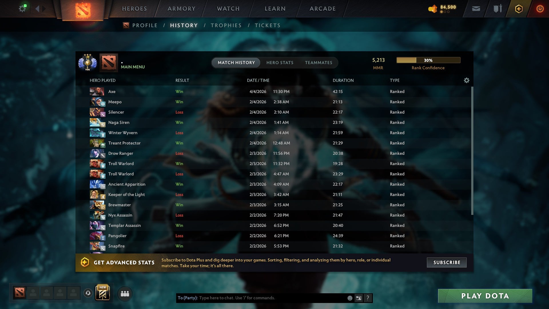 MMR: 5213 - Behavior: 12000