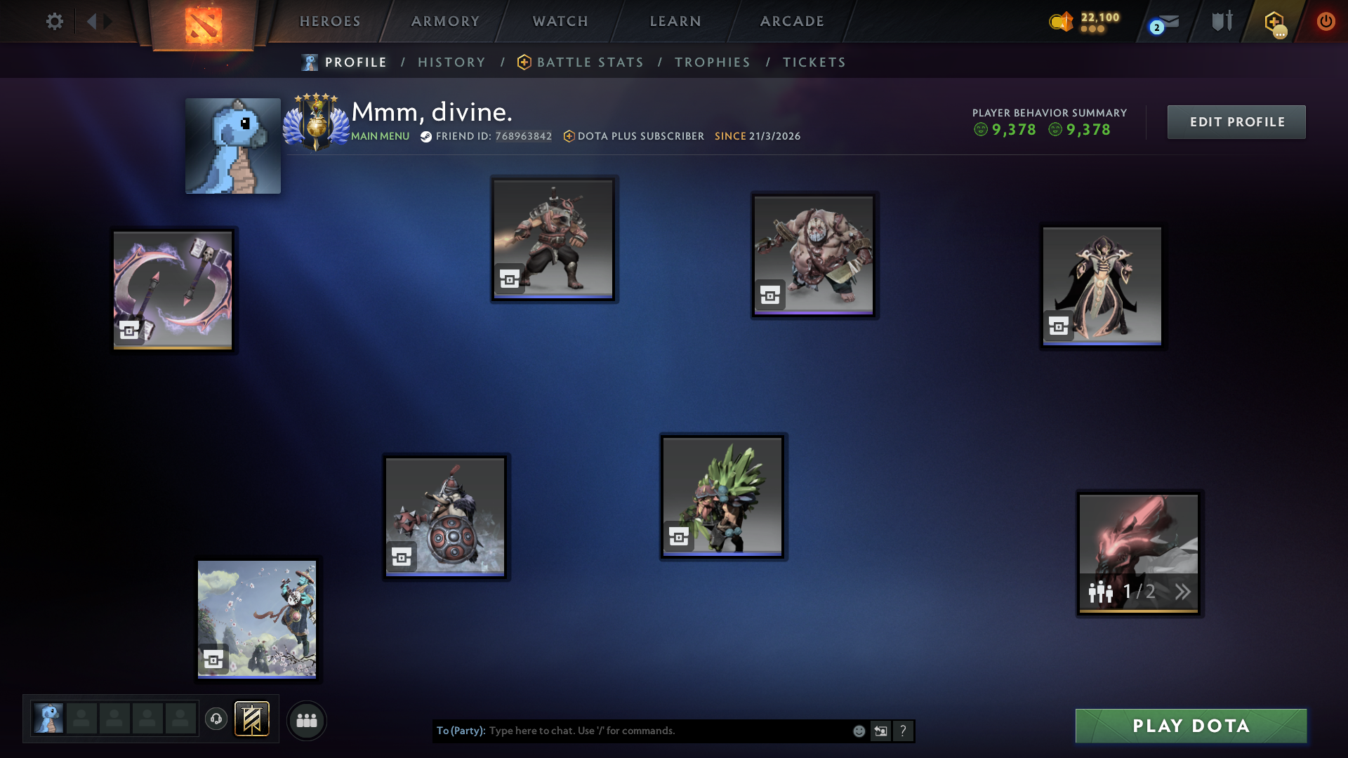 MMR: 5365 - Behavior: 9378