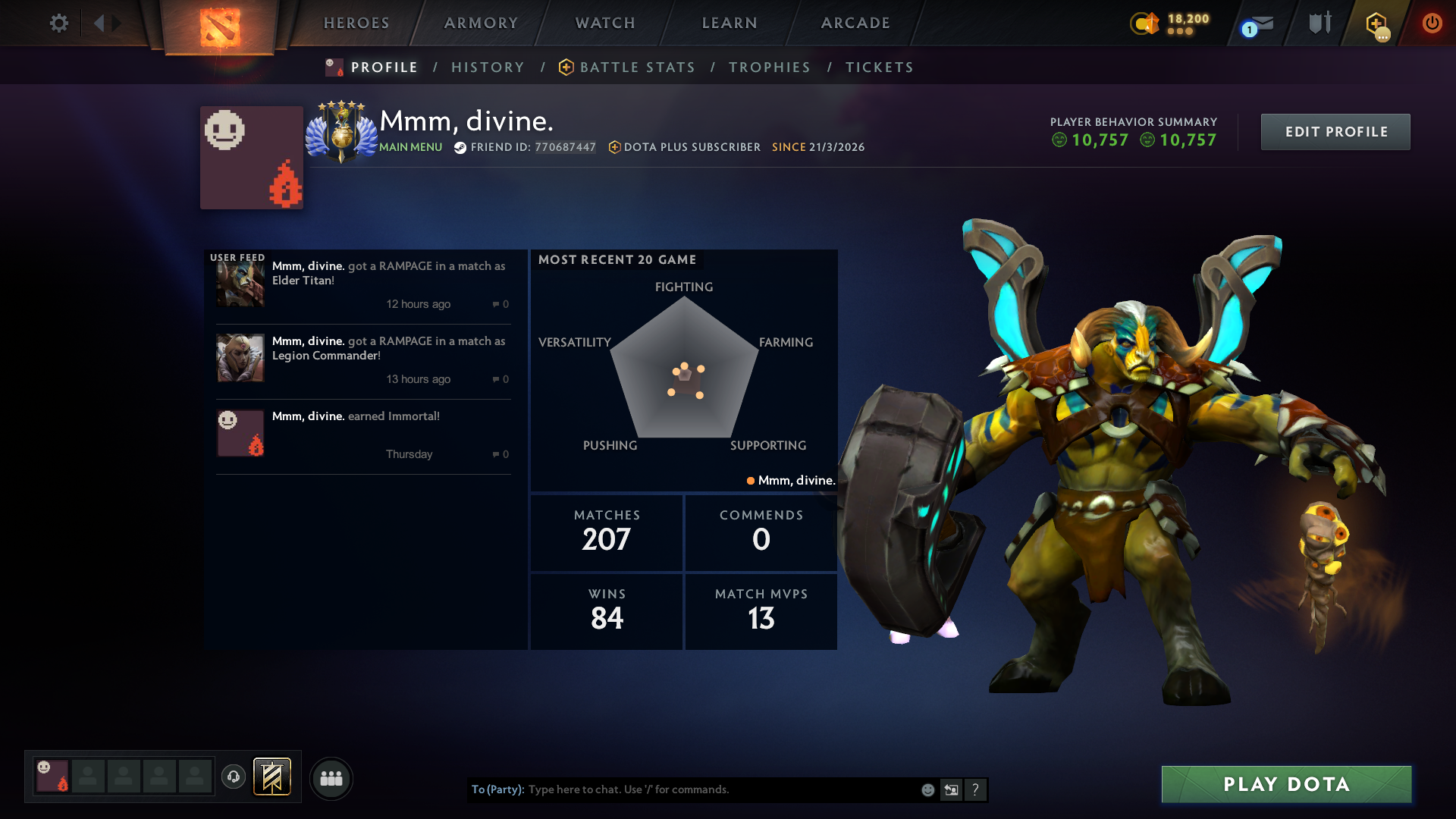 MMR: 5365 - Behavior: 10757