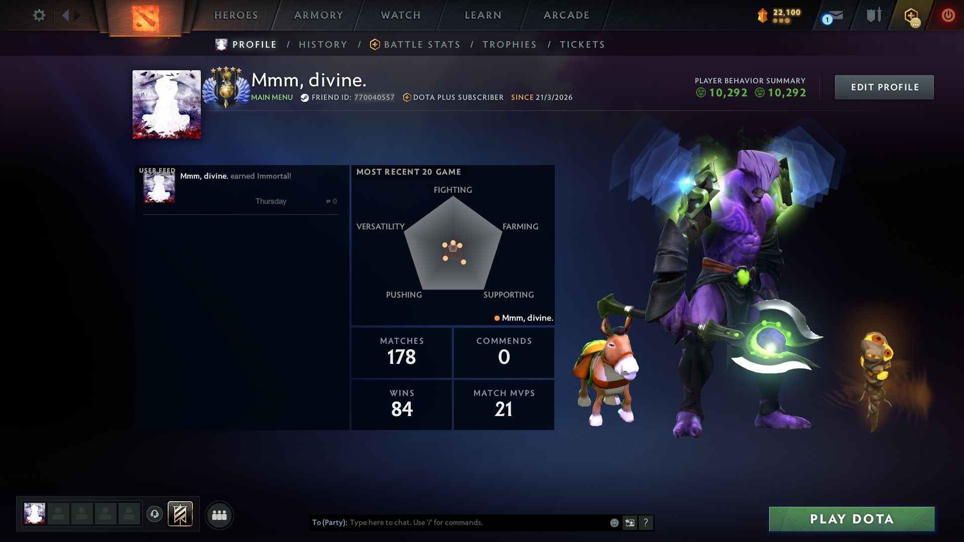 MMR: 5365 - Behavior: 10292