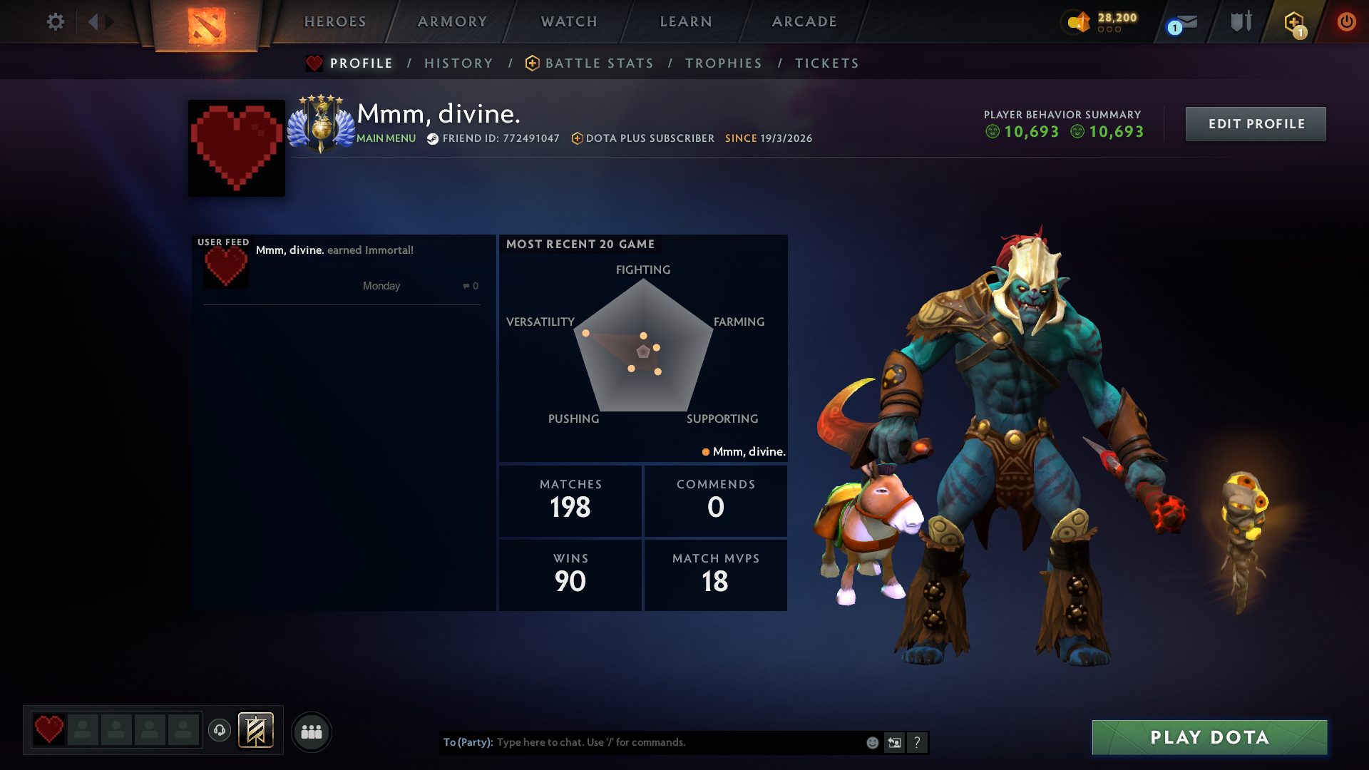 MMR: 5218 - Behavior: 10693