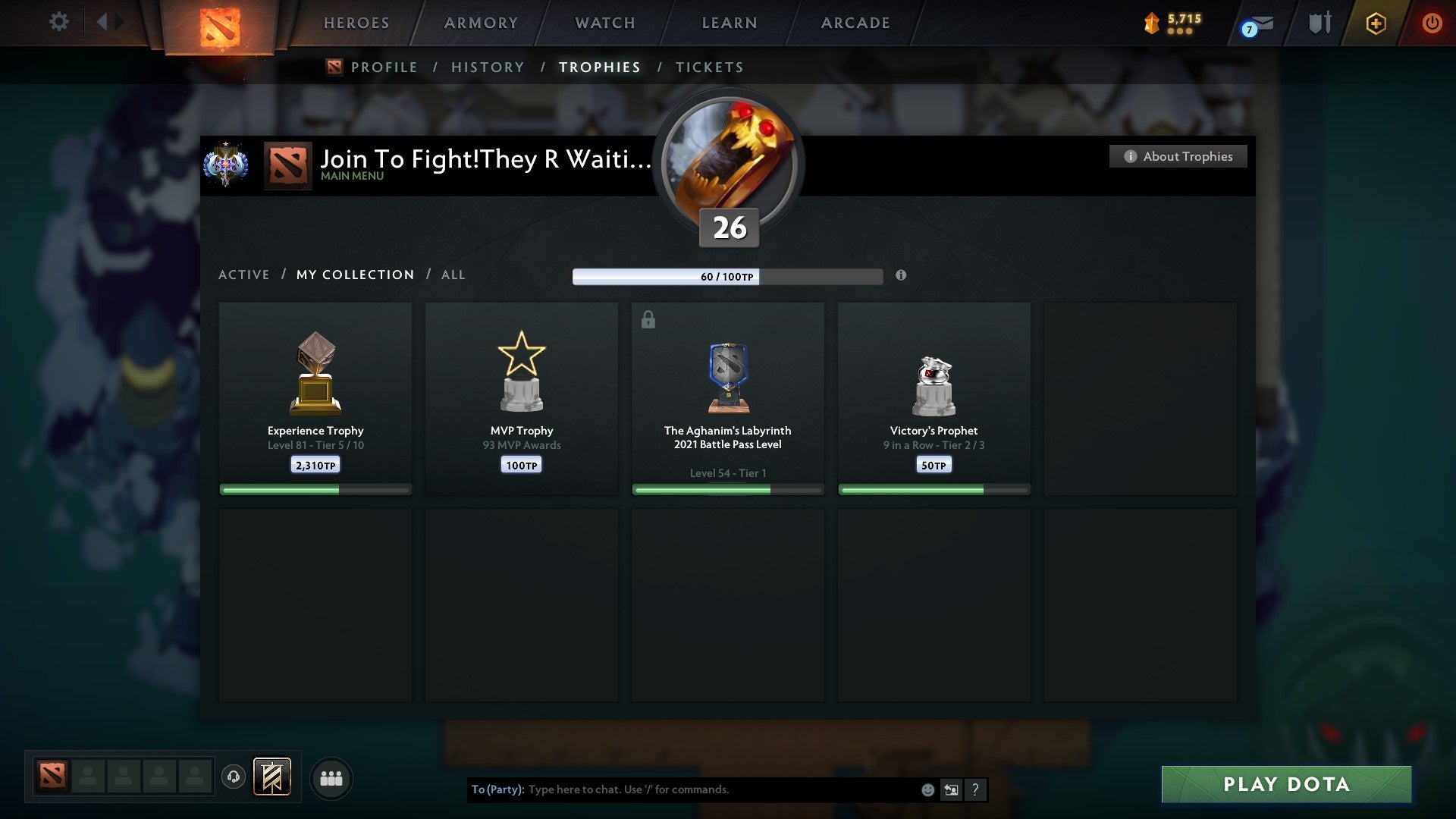 Ancient I | MMR: 3786 - Behavior: 10217 - Communication: 9662